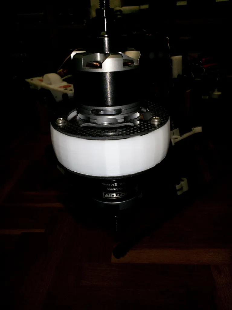 Giá đỡ động cơ Carbon Core 55mm với đèn LED tulip