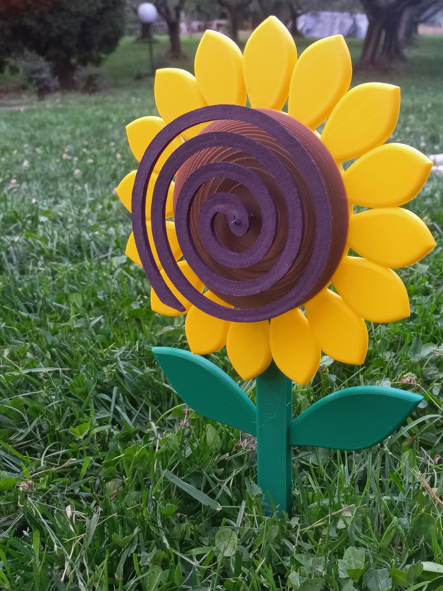 Chân Cắm Nhang Muỗi Hình Hoa Hướng Dương