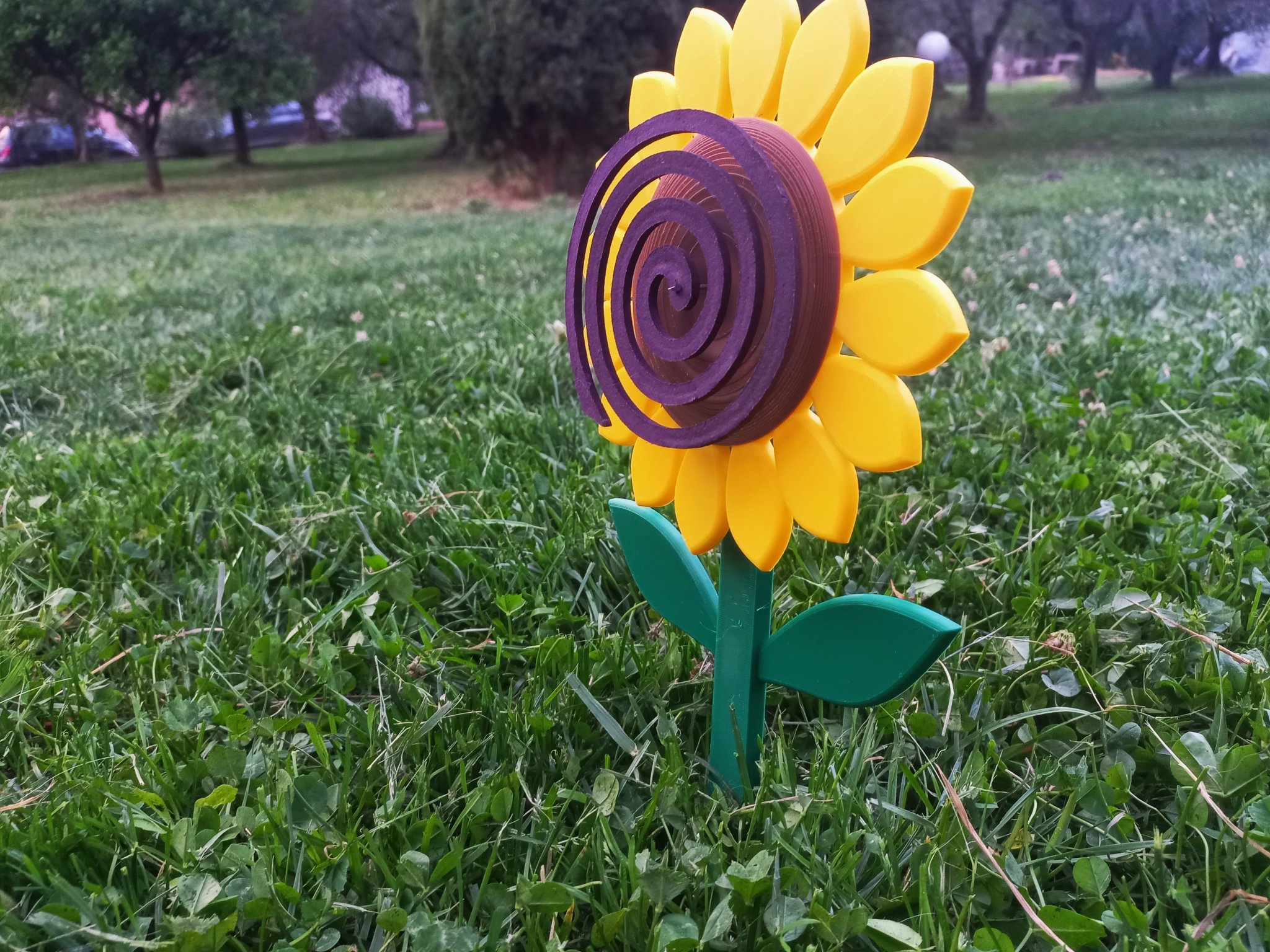 Chân Cắm Nhang Muỗi Hình Hoa Hướng Dương