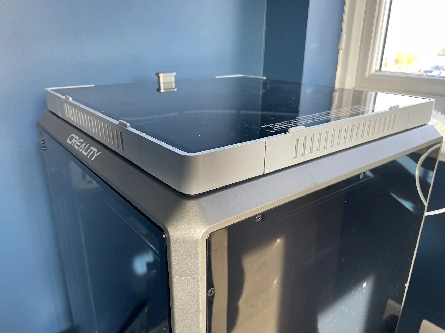 Giá đỡ nắp cho máy in Creality K1 Max với nắp kính