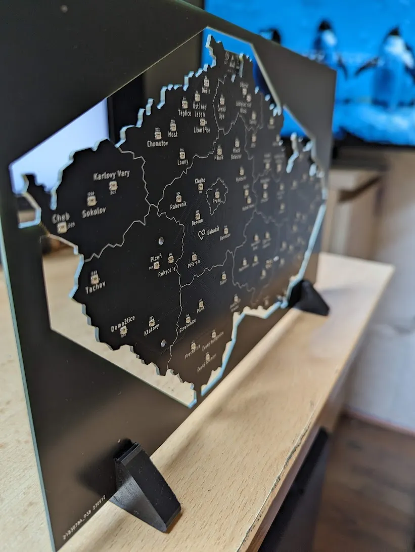 Giá đỡ cho bản đồ tương tác của LaskaKit