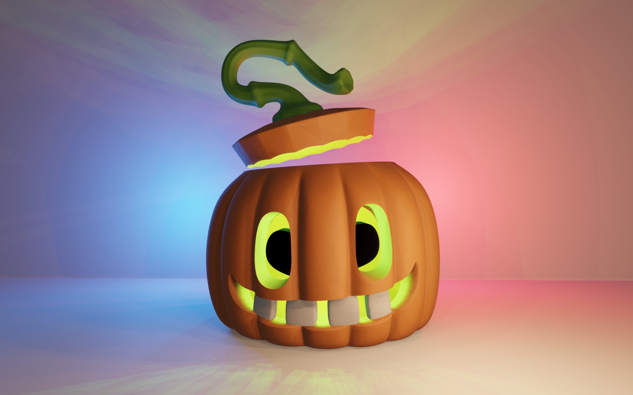 Đèn bí ngô vui vẻ cho lễ hội Halloween