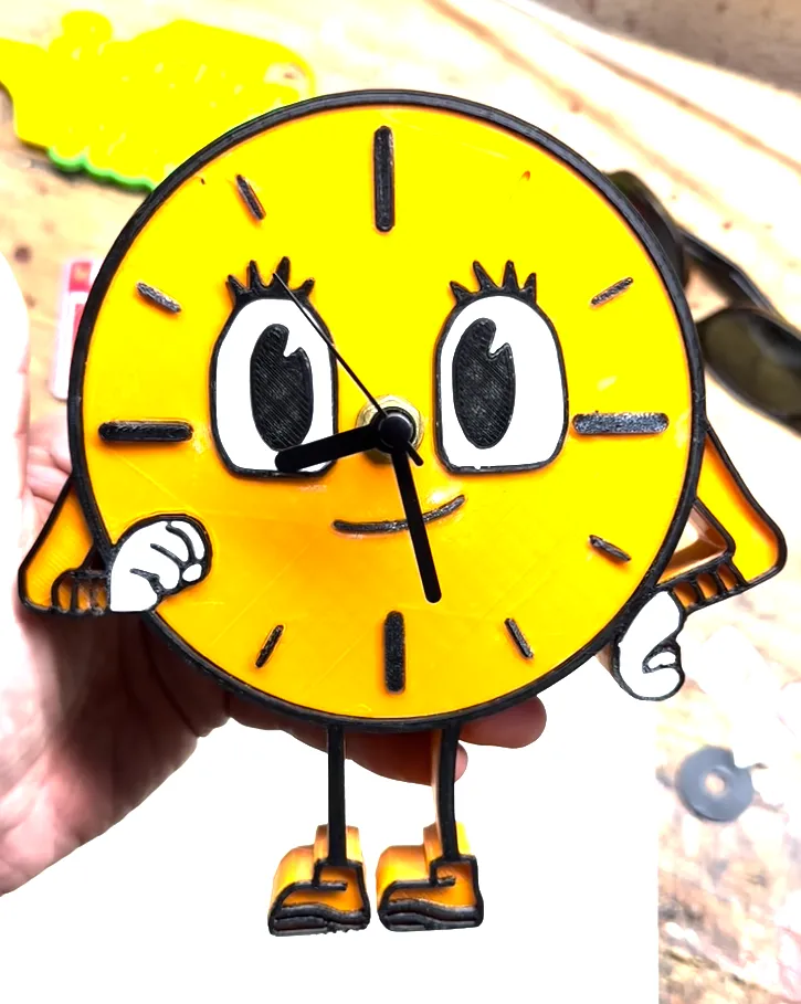 Nhân vật Miss Minutes 3 màu 4 phần