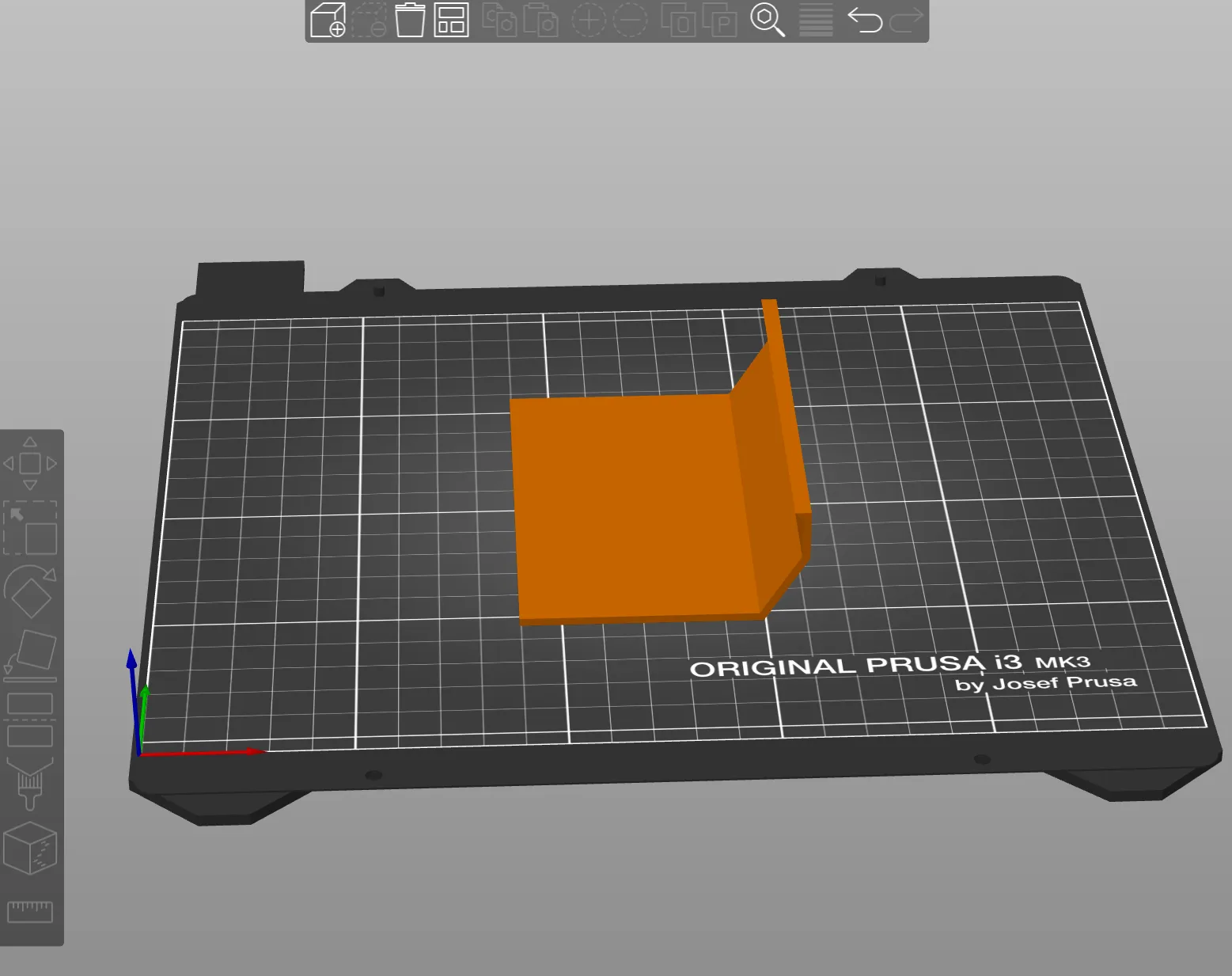 Nắp LCD cho máy in 3D MK3s bằng PLA hoặc PETG