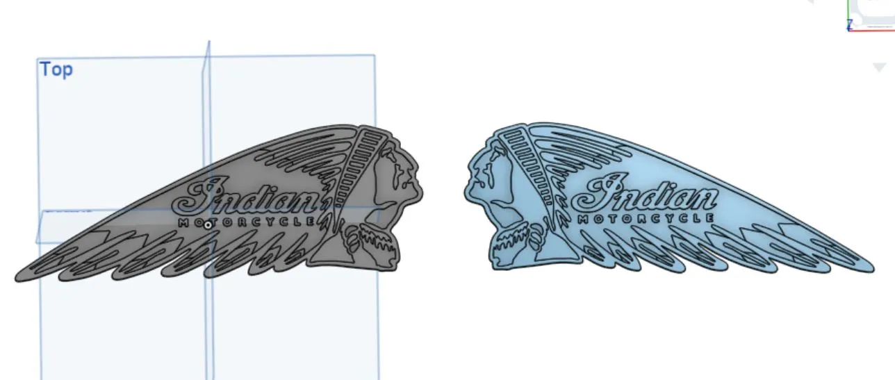 Biểu tượng Ấn Độ với phiên bản phản chiếu