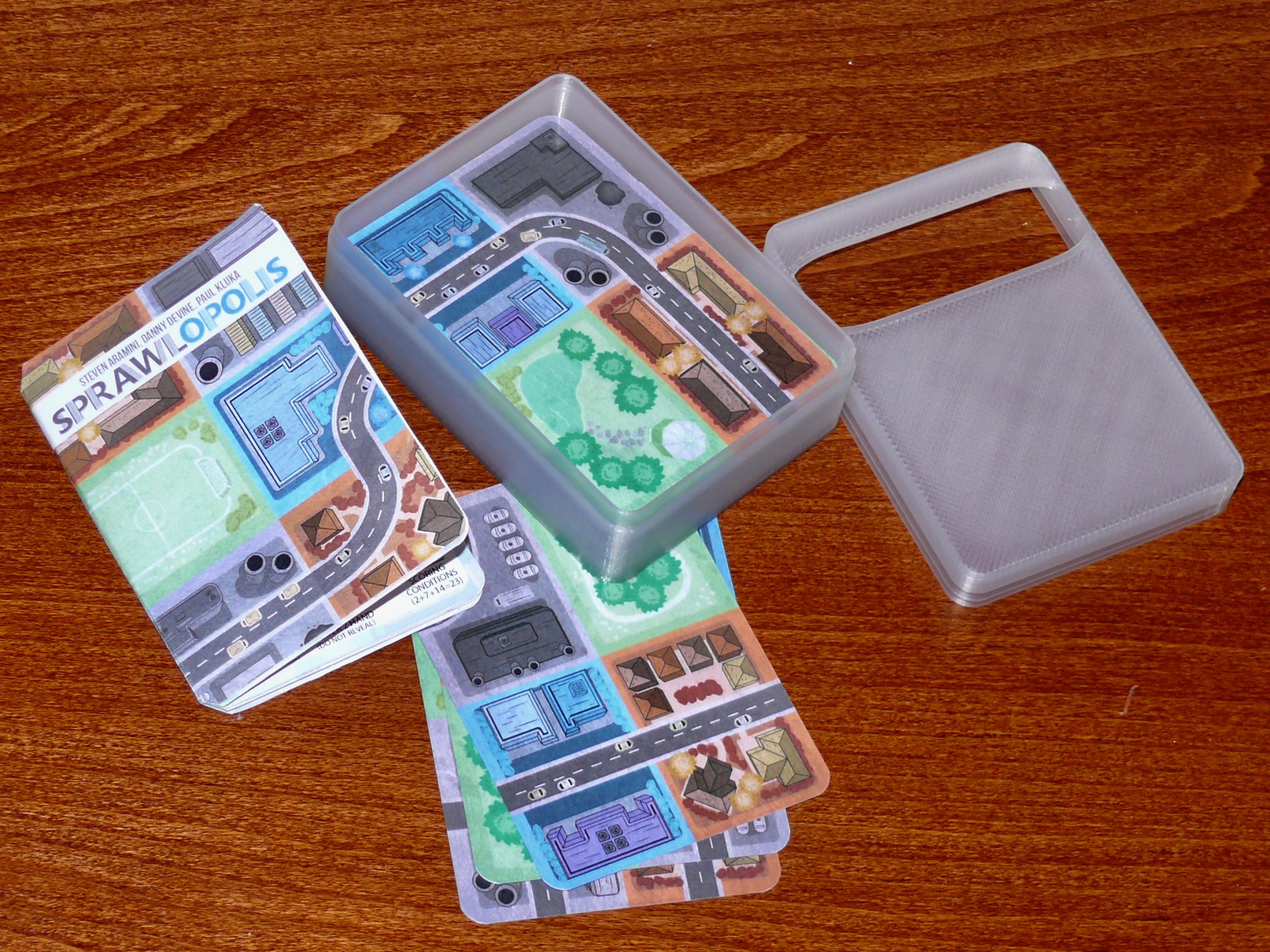 Hộp bài chơi cho trò chơi in và chơi