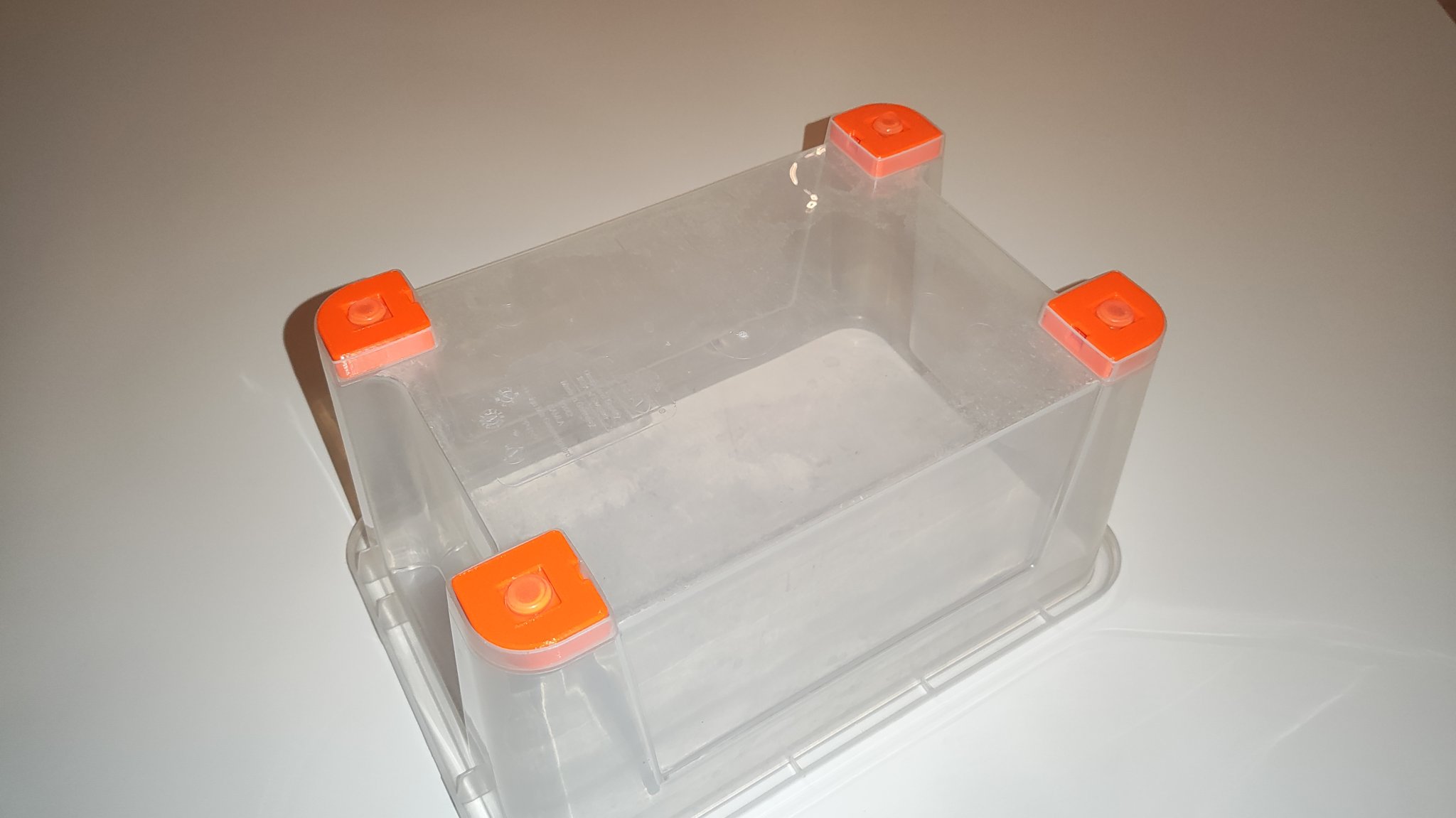 **Chân chống trượt cho hộp IKEA Samla 5l**