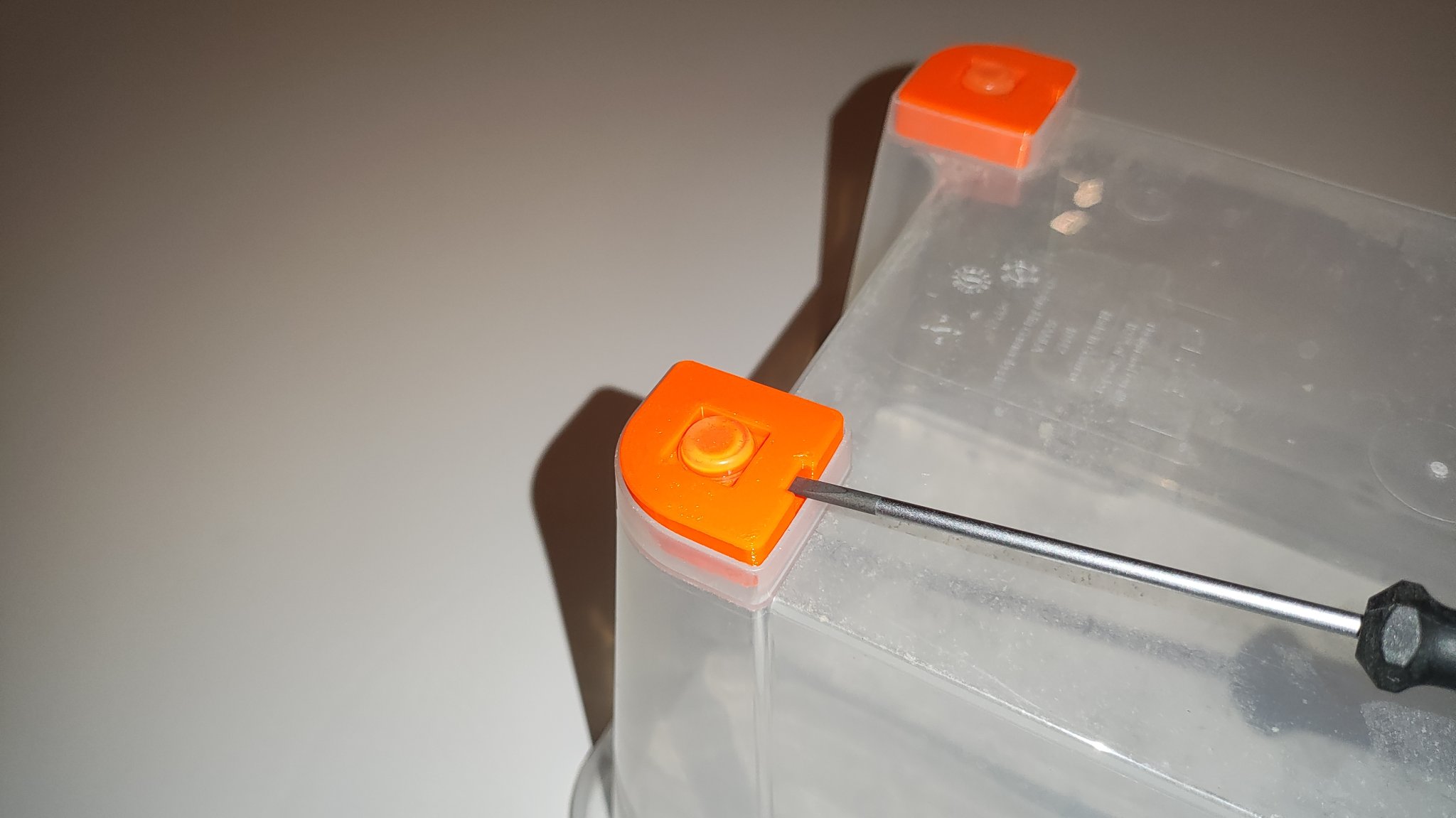 **Chân chống trượt cho hộp IKEA Samla 5l**