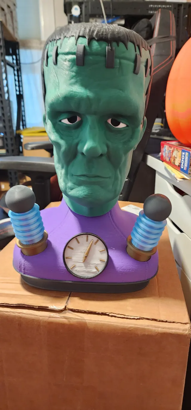 Tượng Frankenstein sơn nhiều màu sắc cho máy in Bambu