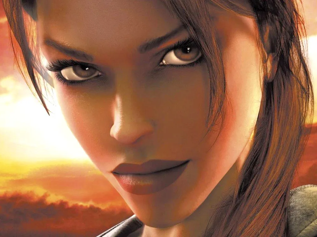 Chân dung Lara Croft từ Tomb Raider Legends in 3D