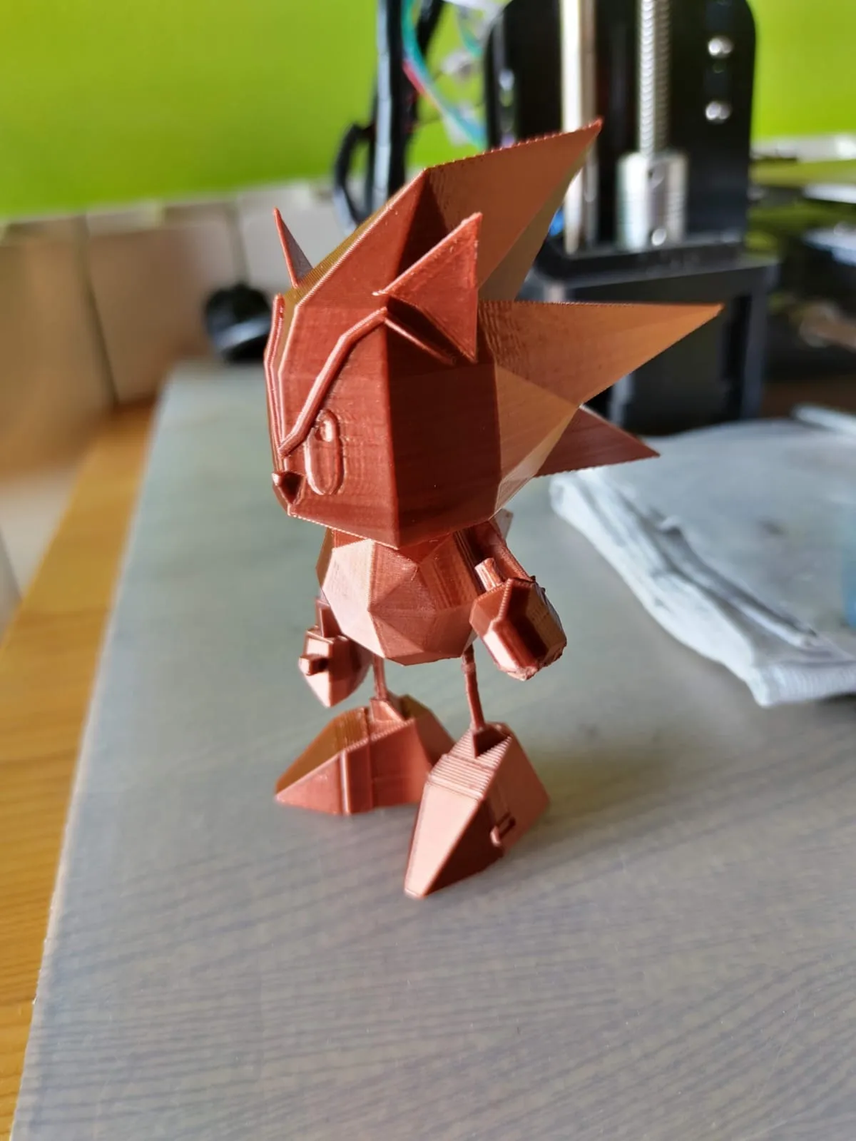 Nhân vật Sonic Poligonal phong cách Low Poly