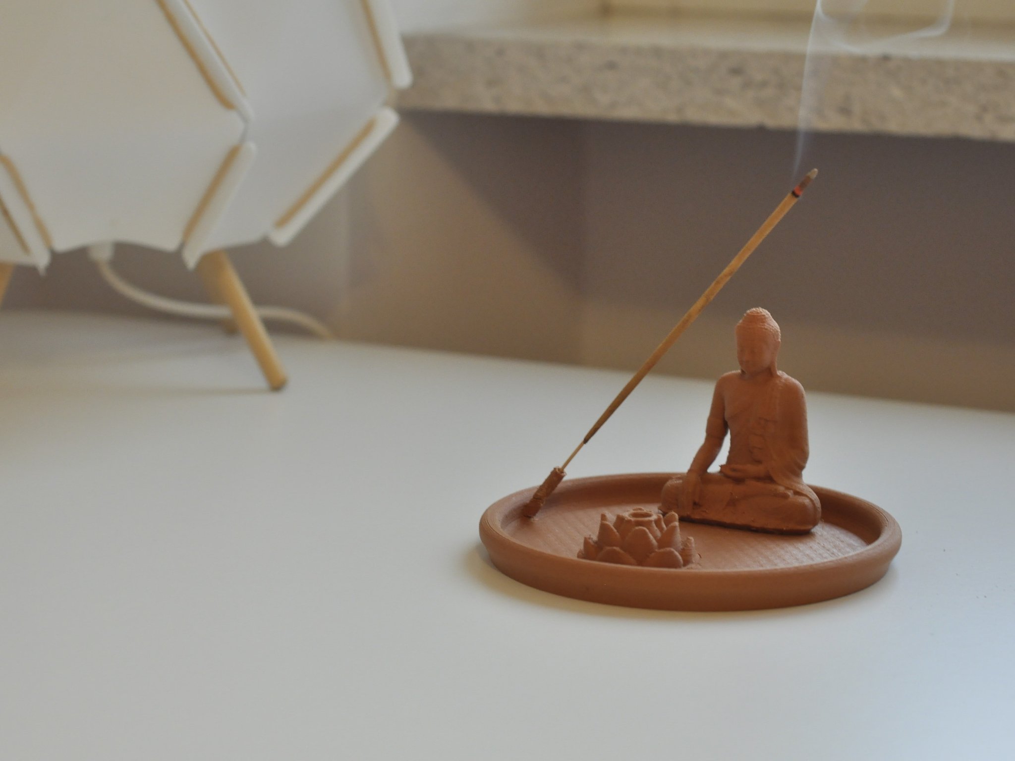 Giá đỡ nhang phong cách thiền độc đáo cho nhang que và nhang nón