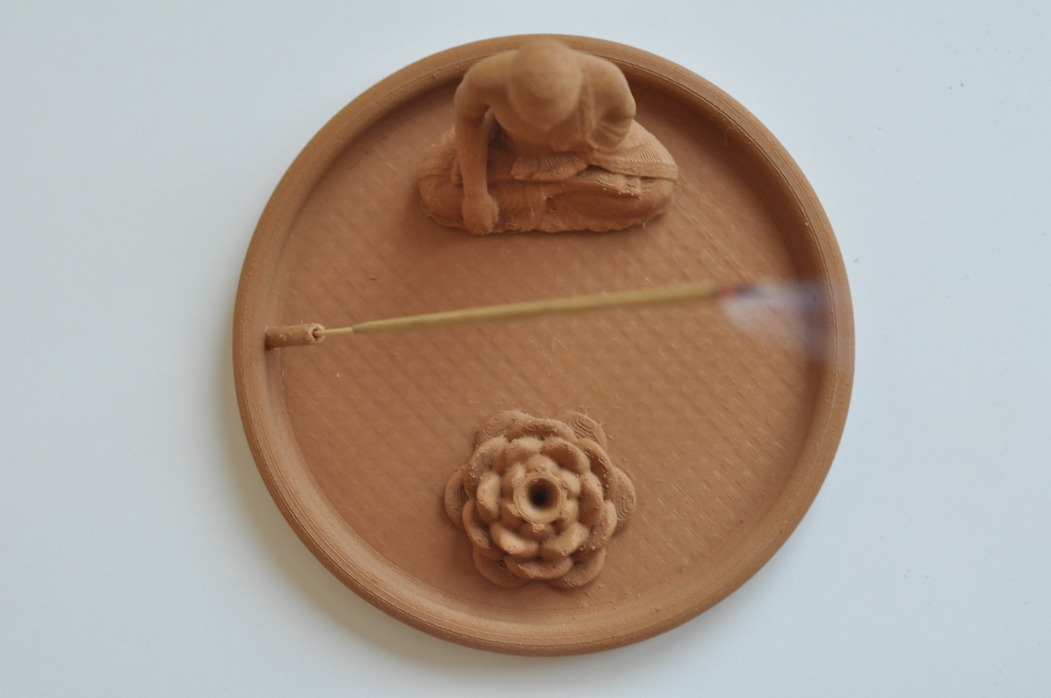 Giá đỡ nhang phong cách thiền độc đáo cho nhang que và nhang nón