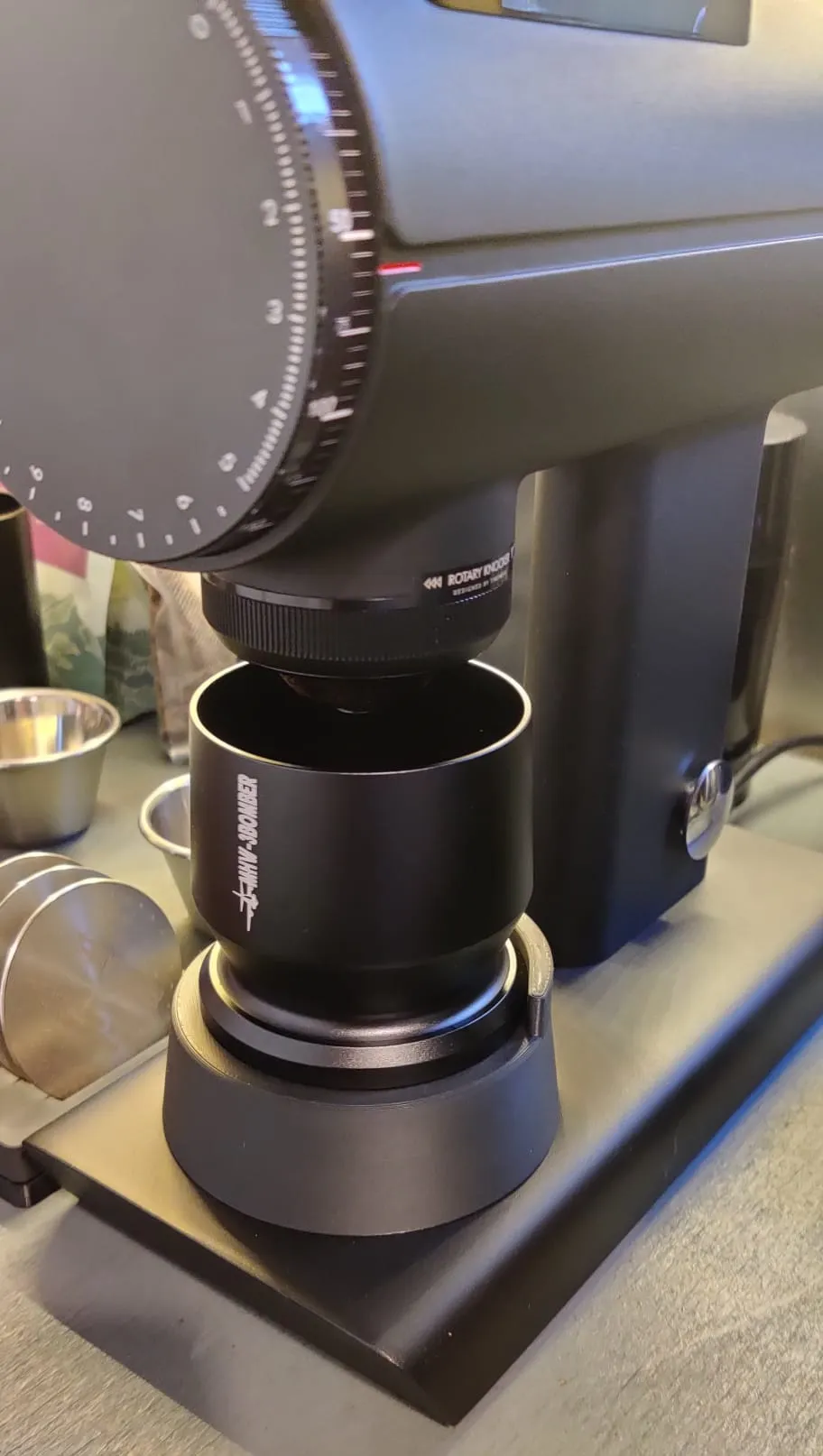 Spacer cho cốc Timemore Sculptor 078s gần hơn với máy xay