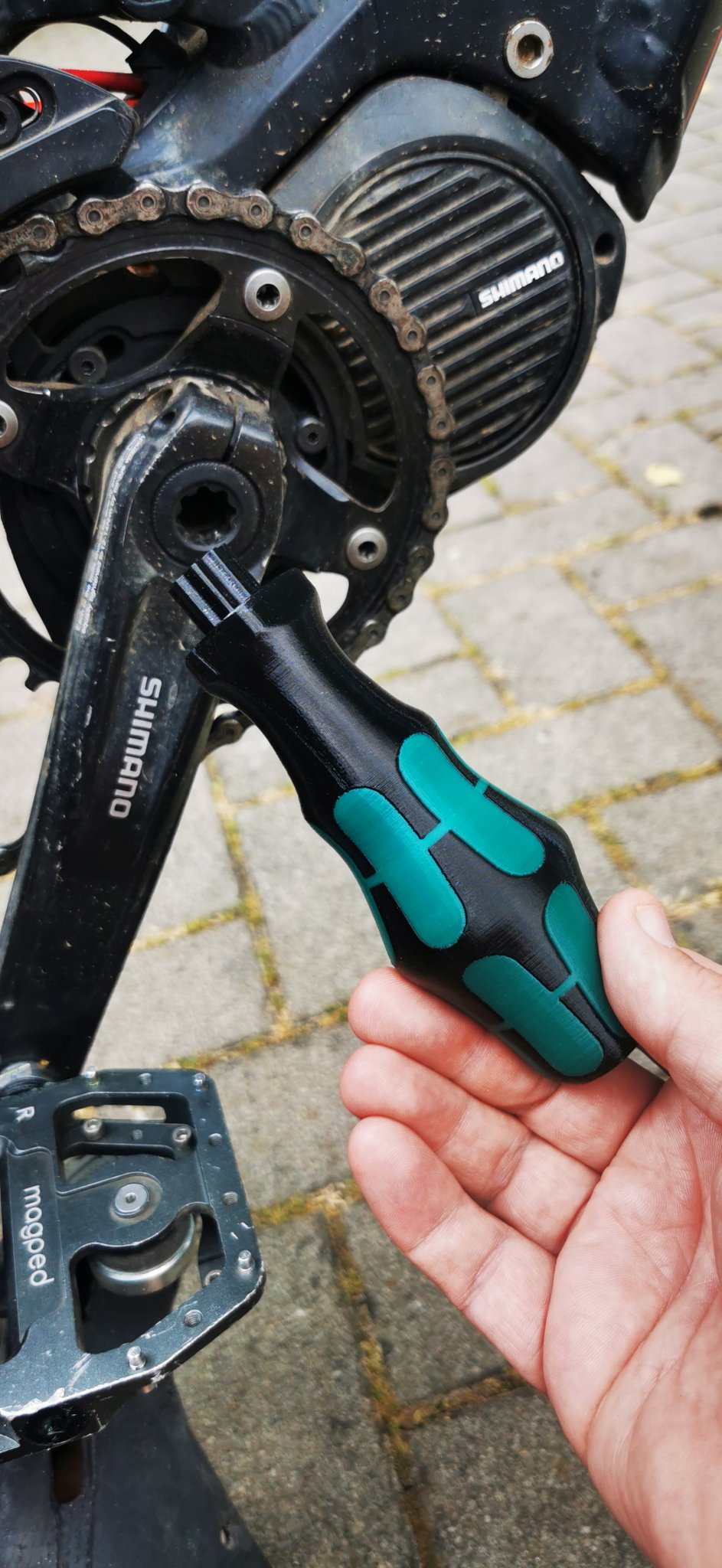 Công cụ Wera Kraftform kết hợp Shimano HollowTech TL-FC16