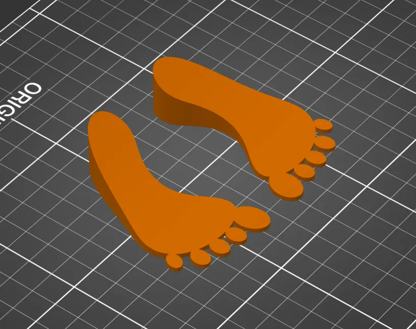 Giá đỡ cửa hình dấu chân độc đáo