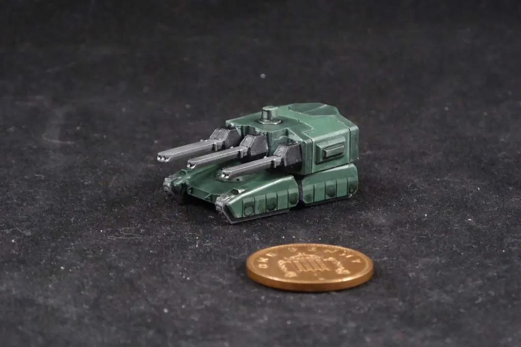 Xe tăng Tetrad SPG tỉ lệ 1/285 (6mm) cho wargaming