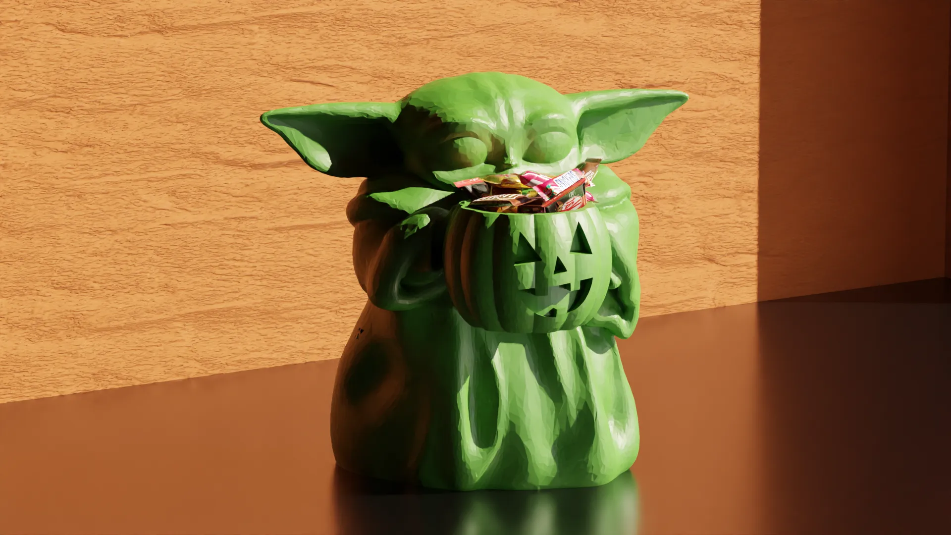 Grogu (Baby Yoda) phiên bản Halloween trong Star Wars