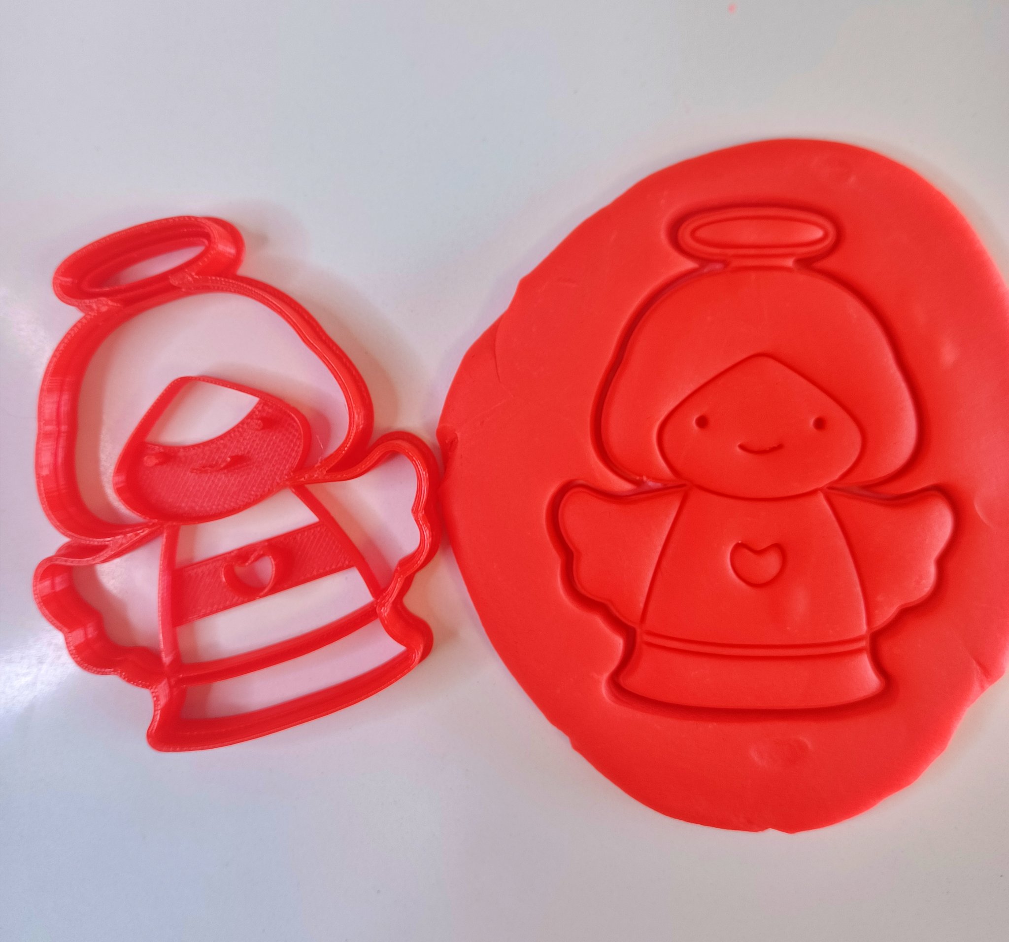 Cắt bánh quy hình thiên thần 4 inch