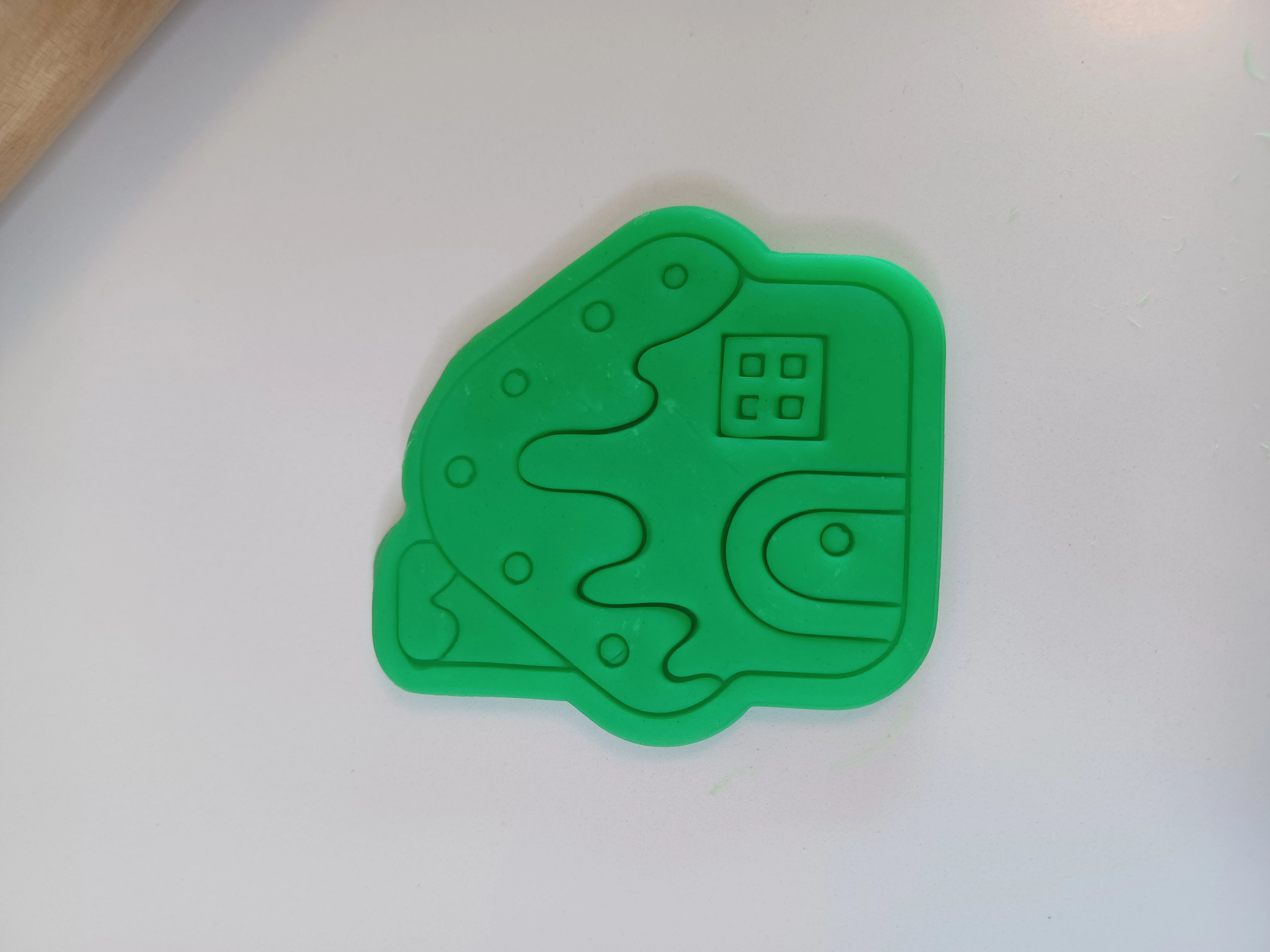 Bộ khuôn bánh gừng hình ngôi nhà 4" và 2.5