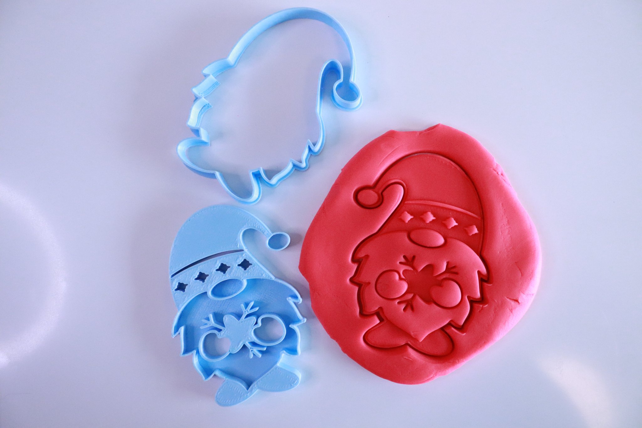 Bộ khuôn bánh quy gnome Giáng sinh 8 chiếc