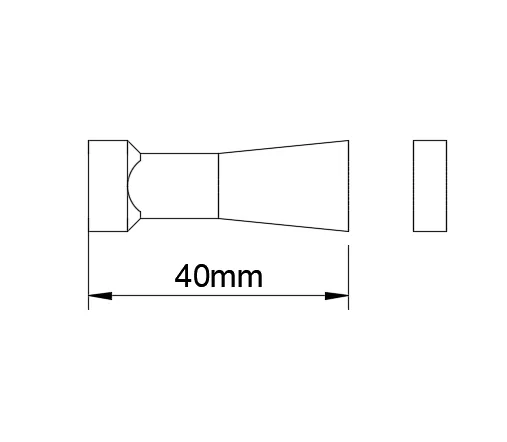 Chặn cửa từ tính với khoảng cách 40 mm