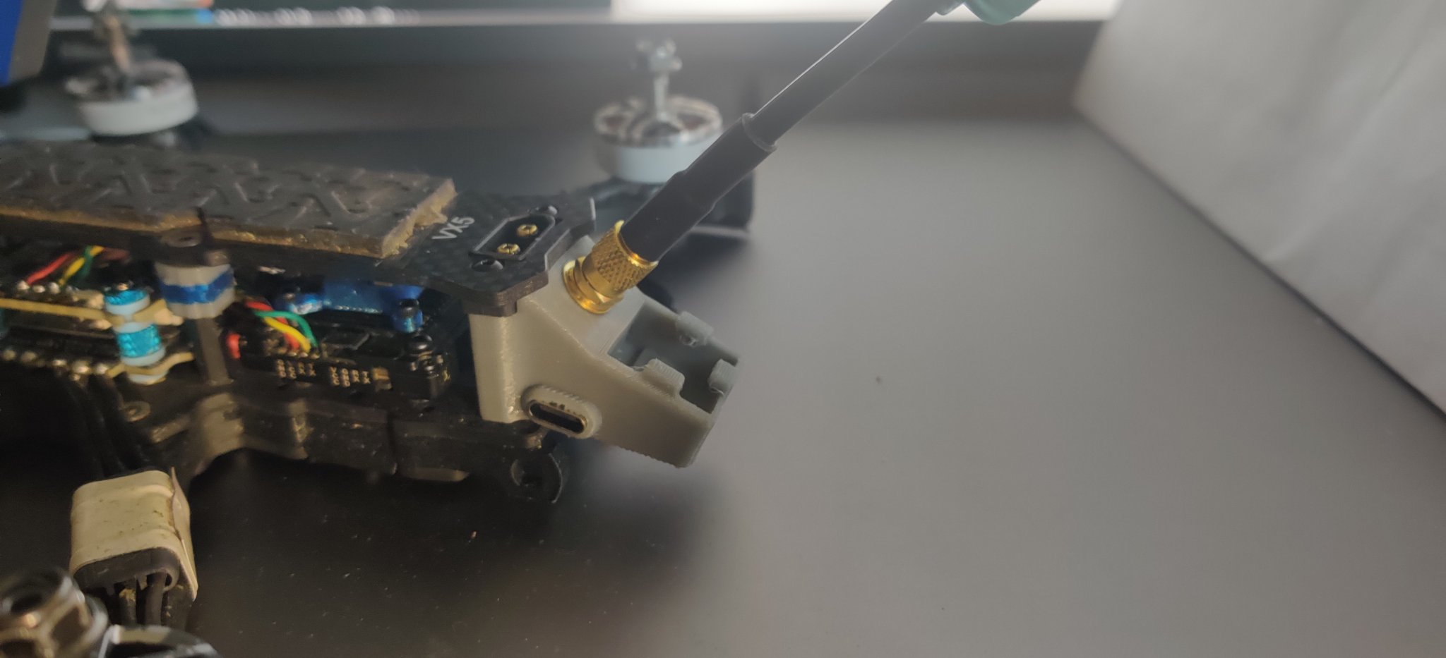 Giá đỡ Foxeer m10Q 180 GPS + SMA + USBC cho FlyFishRC Volador VX5