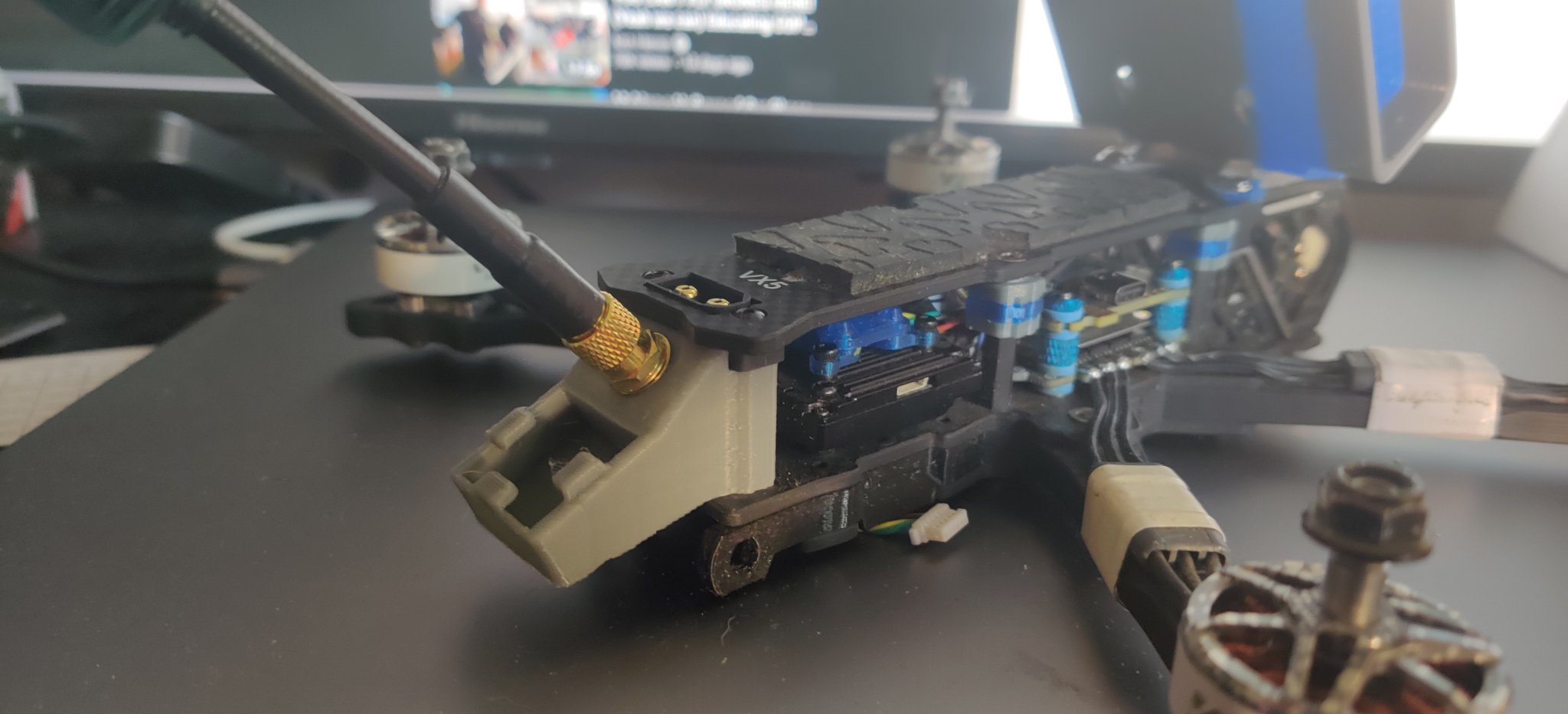 Giá đỡ Foxeer m10Q 180 GPS + SMA + USBC cho FlyFishRC Volador VX5