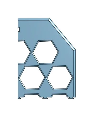 Bảng đỡ Airsoft dễ in 4 phần cho Platecarrier