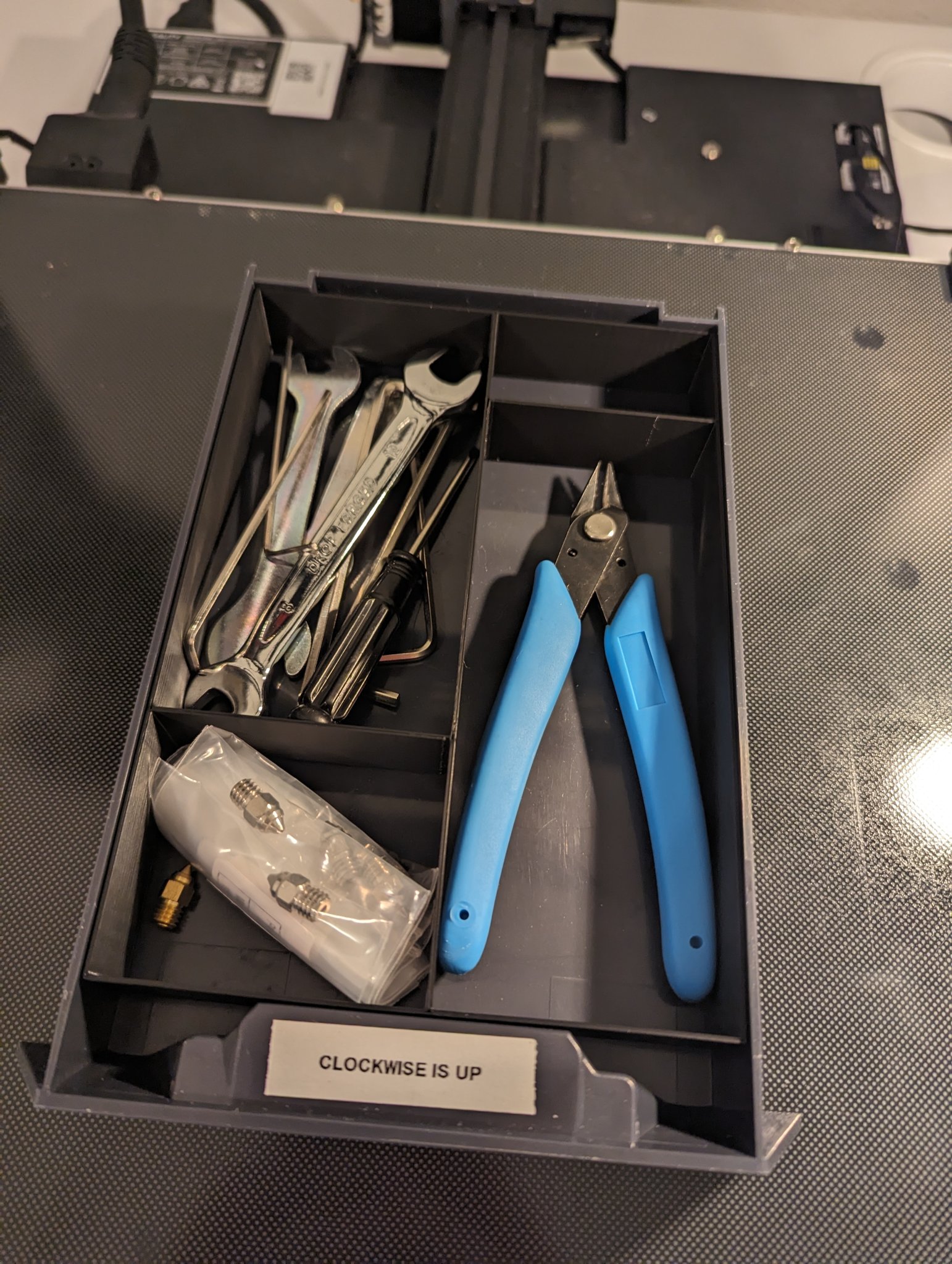 Ngăn kéo dụng cụ inlay cho Creality Ender 3 S1