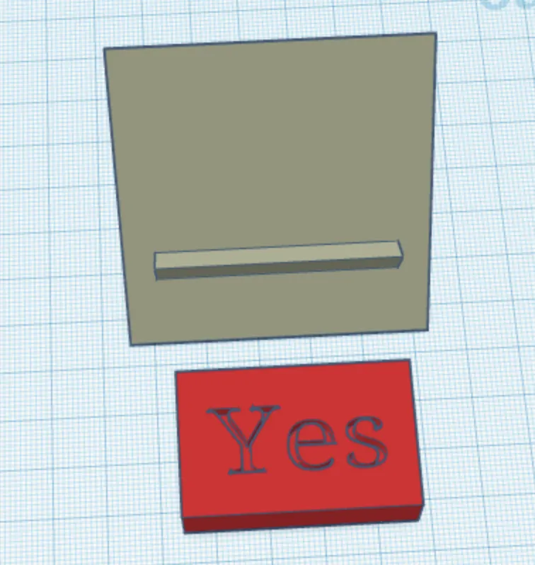 Biển báo có thể đảo ngược "Có" và "Không