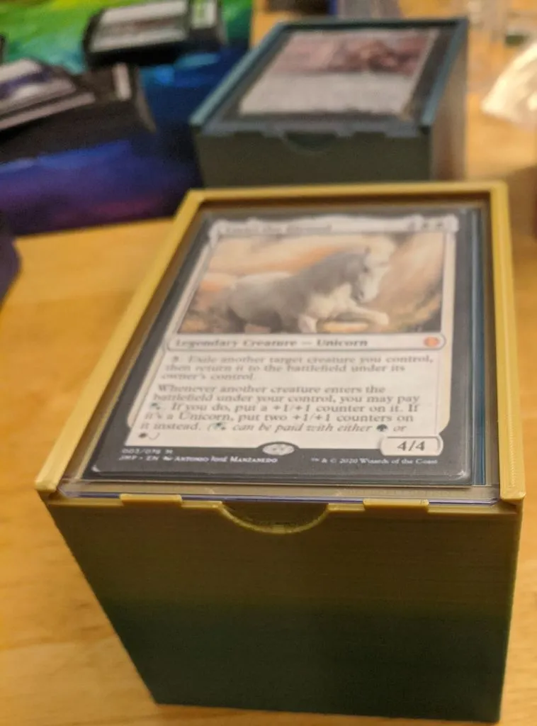 Hộp bài EDH tùy chỉnh cho 100 thẻ bài đã bọc