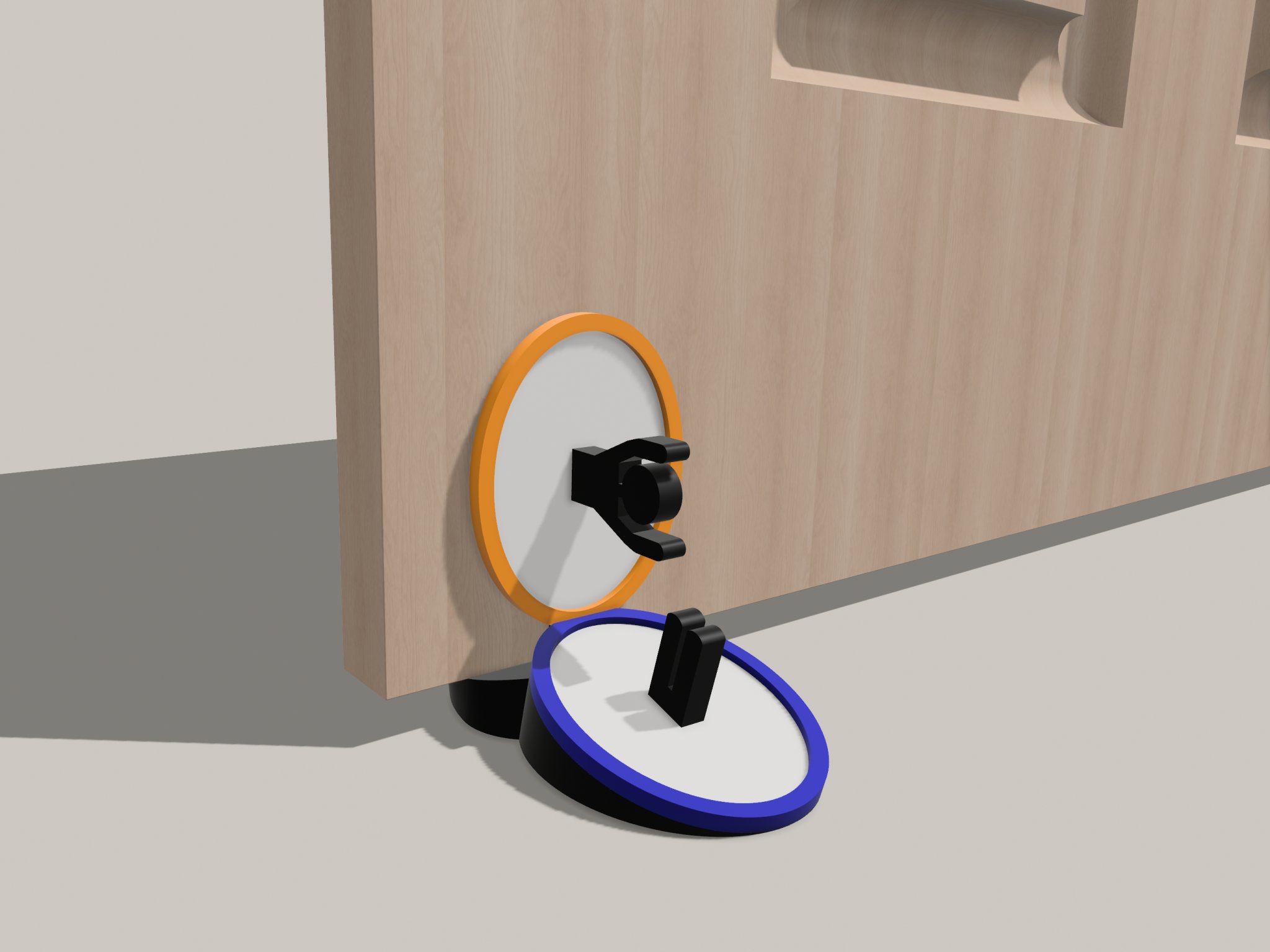 Chặn cửa Portal 2 v2 (Không hỗ trợ và chân TPU)