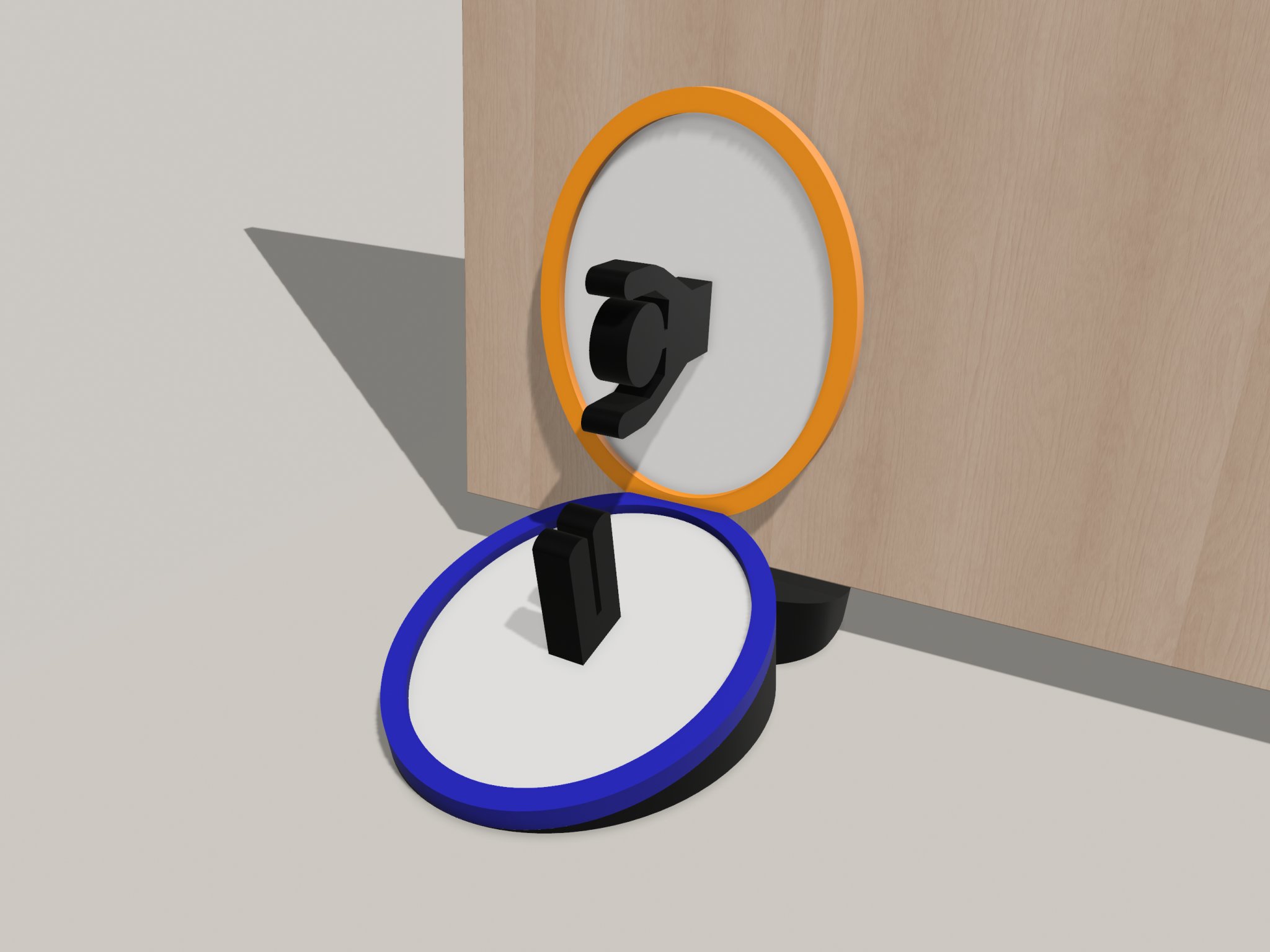 Chặn cửa Portal 2 v2 (Không hỗ trợ và chân TPU)