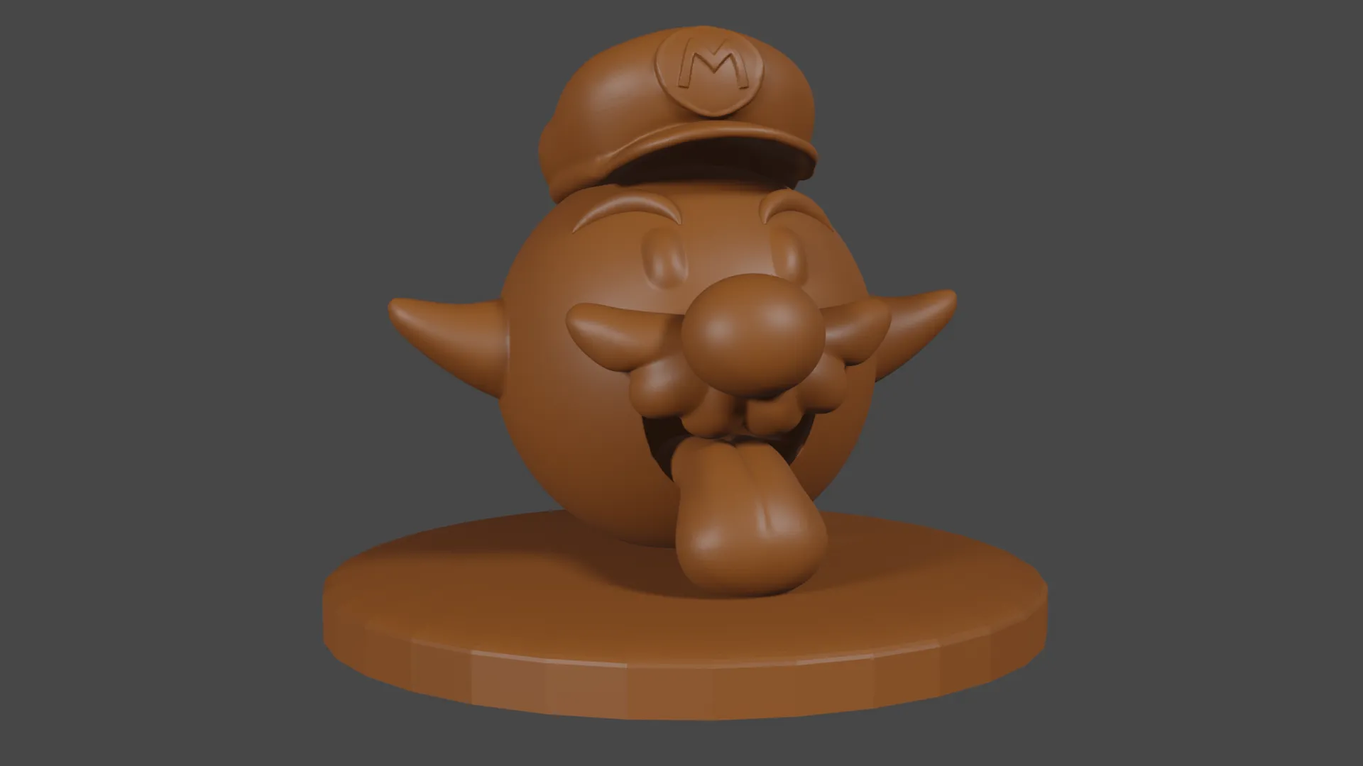 Nhân vật Boo Mario trong phong cách DnD tabletop