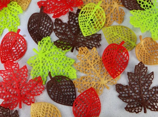 Mô hình khuôn lá hoàn hảo để làm món giòn