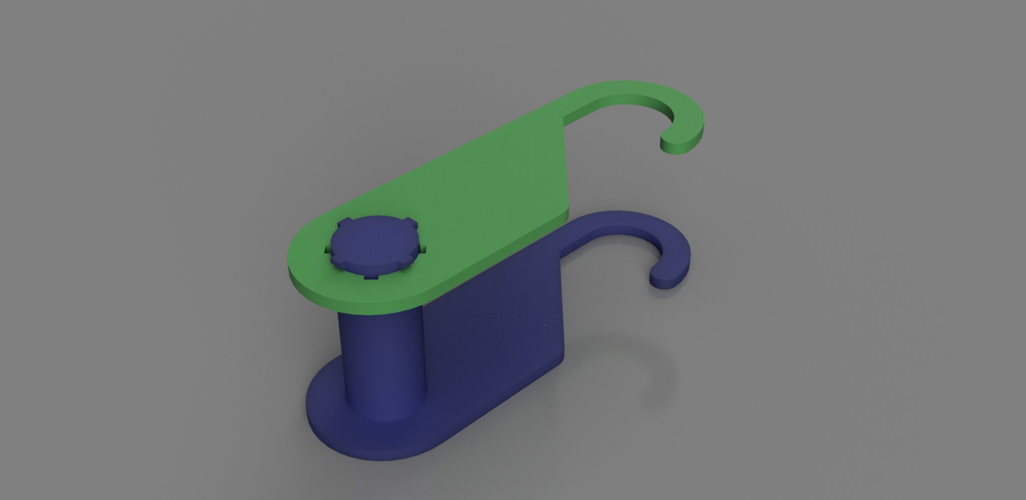 Giá đỡ cuộn filament 3in cho thanh treo tủ quần áo