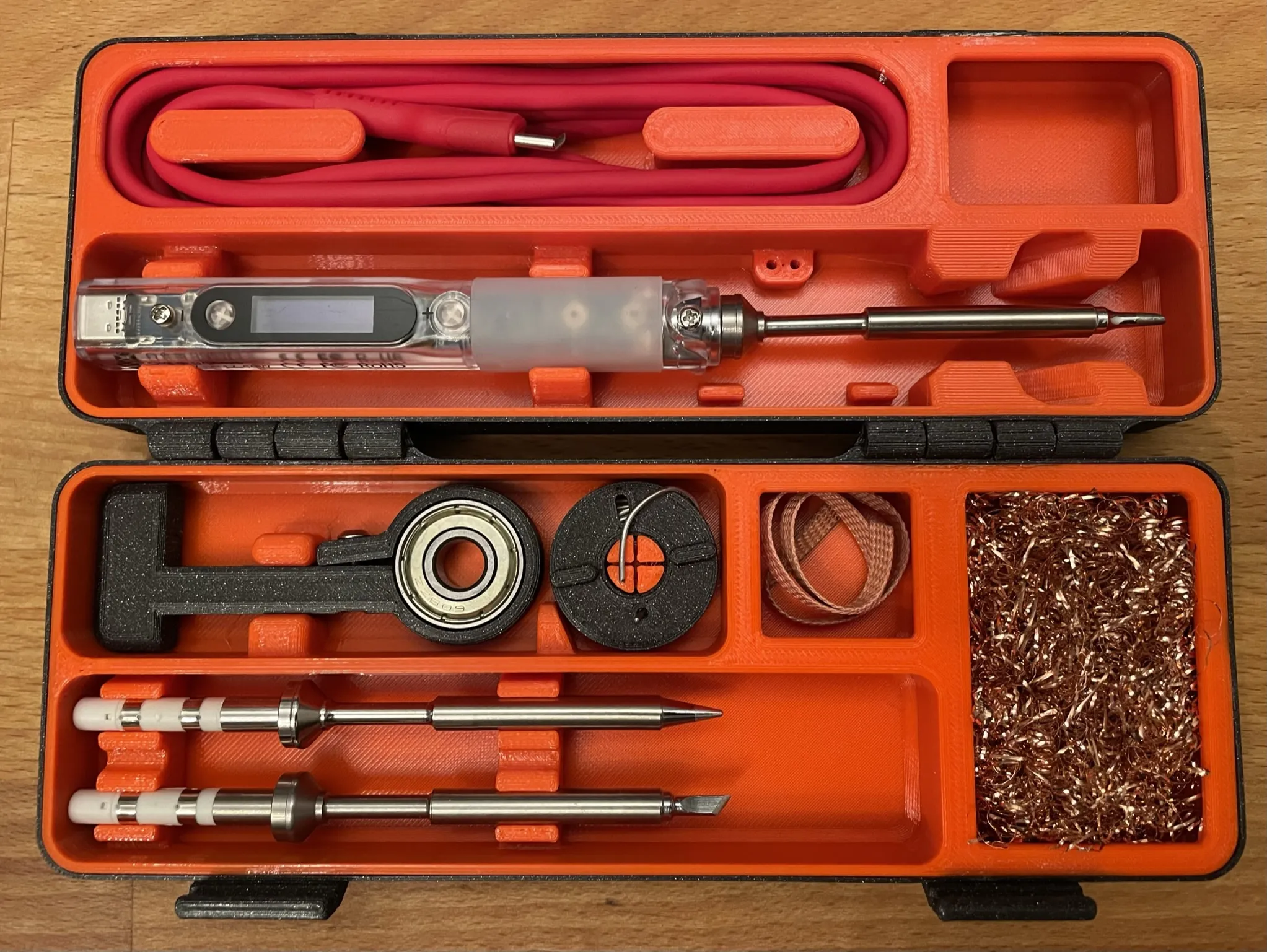 Vỏ đựng Pinecil/TS100 in nhiều phần và vật liệu