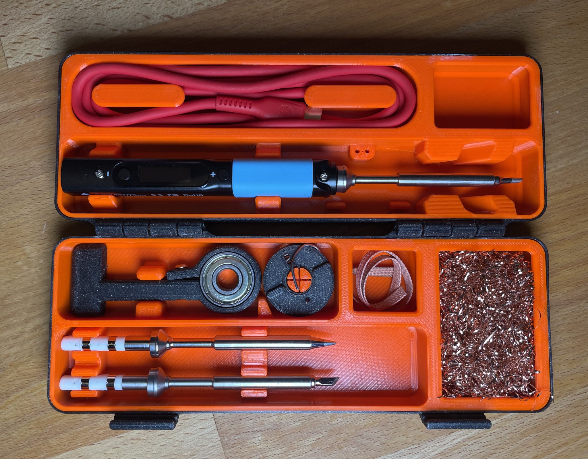 Vỏ đựng Pinecil/TS100 in nhiều phần và vật liệu