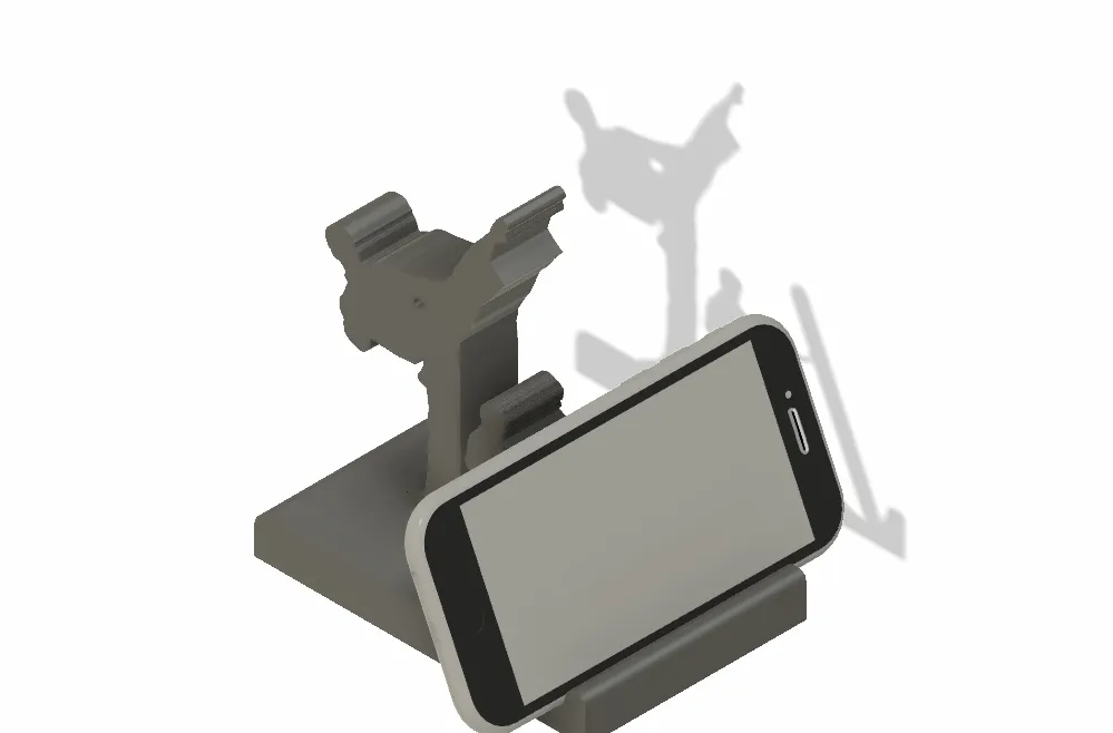 Giá đỡ điện thoại hình karate độc đáo