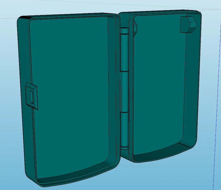 Vỏ bảo vệ cho Gameboy Color với chỗ để hai trò chơi