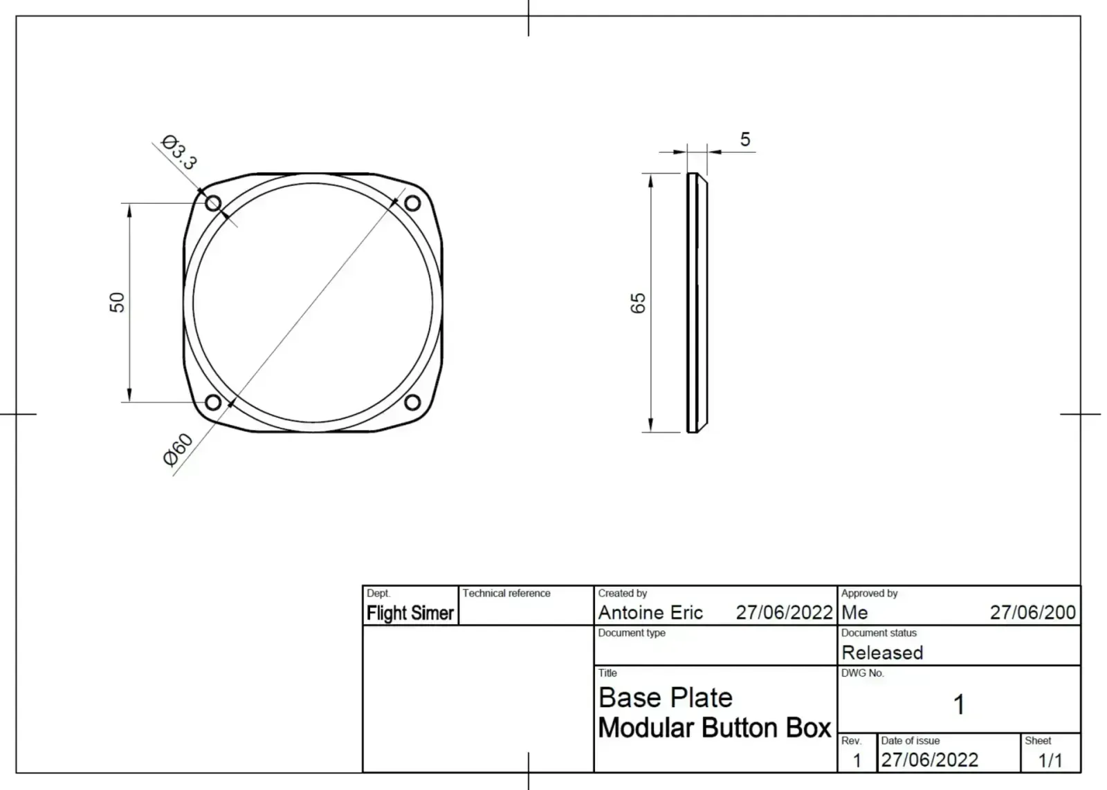 Bảng điều khiển mô phỏng cockpit máy bay tại nhà