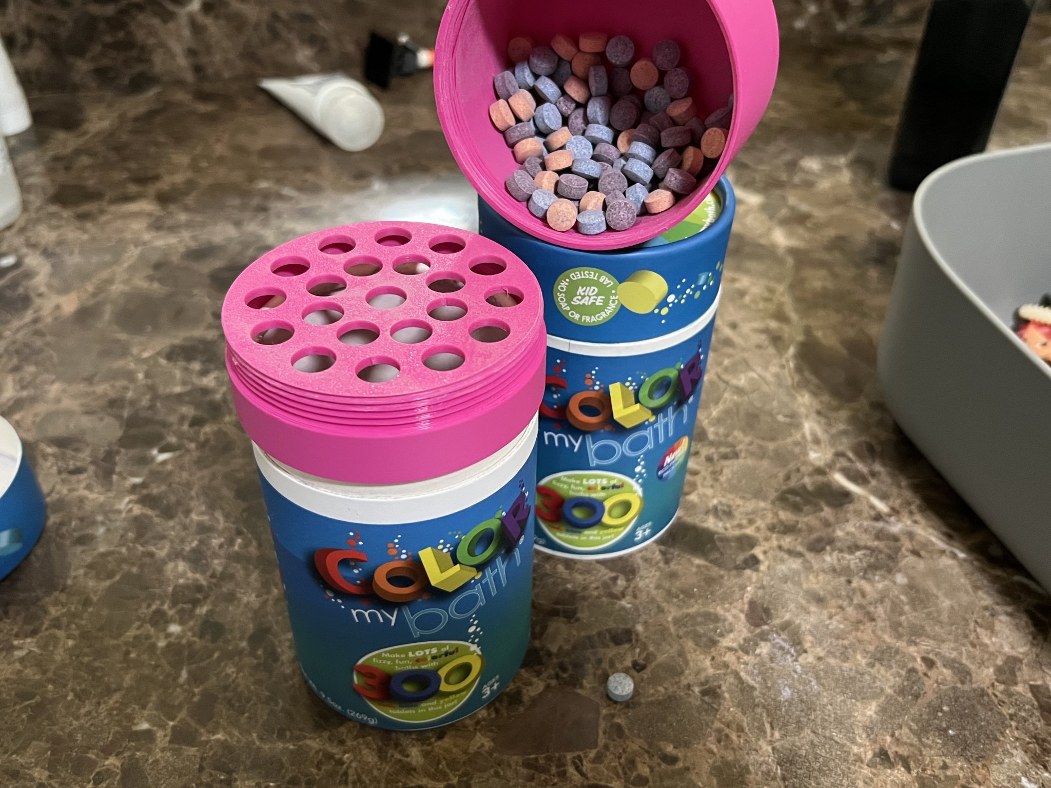 Bộ lọc màu cho viên tắm - Dễ dàng in và sử dụng