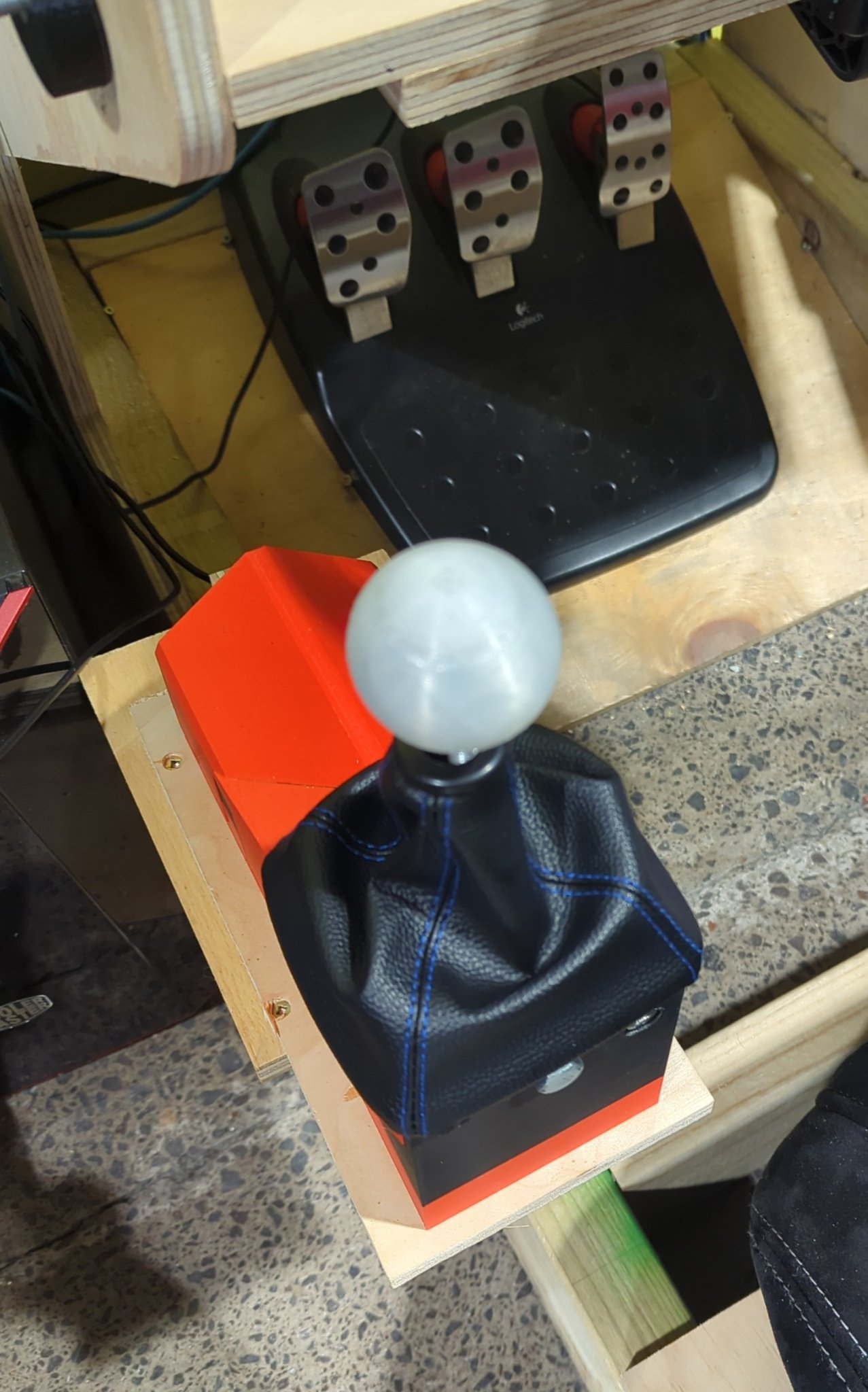 Cần số tay H 6 cấp độ cho mô phỏng đua xe thực tế