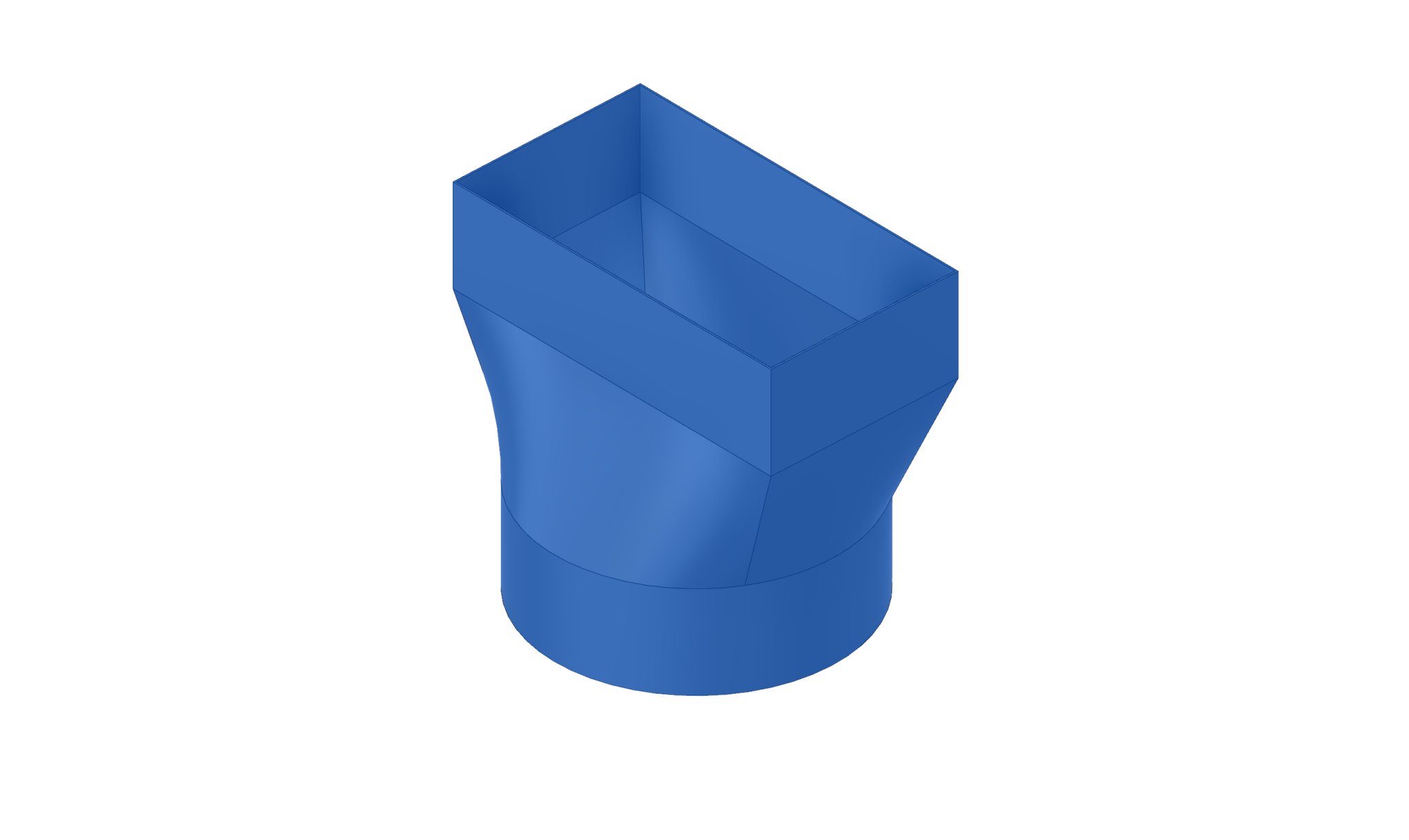 Phụ kiện ống dẫn khí 150mm với khớp nối 45 độ