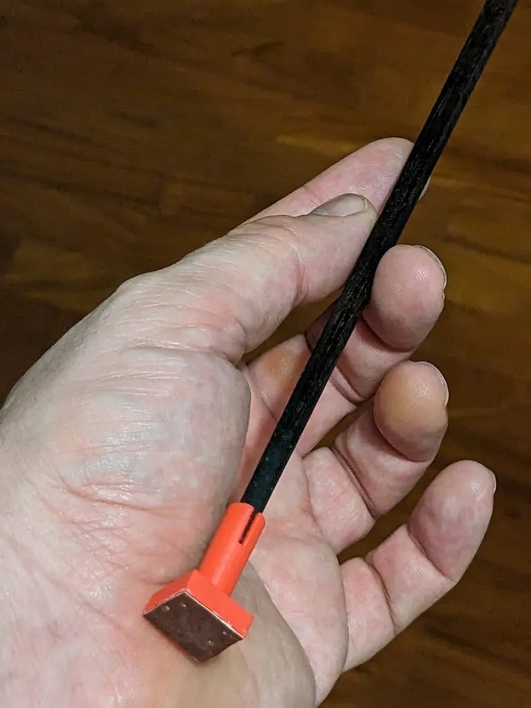 Đồ gá dán hình tròn vuông trên đũa