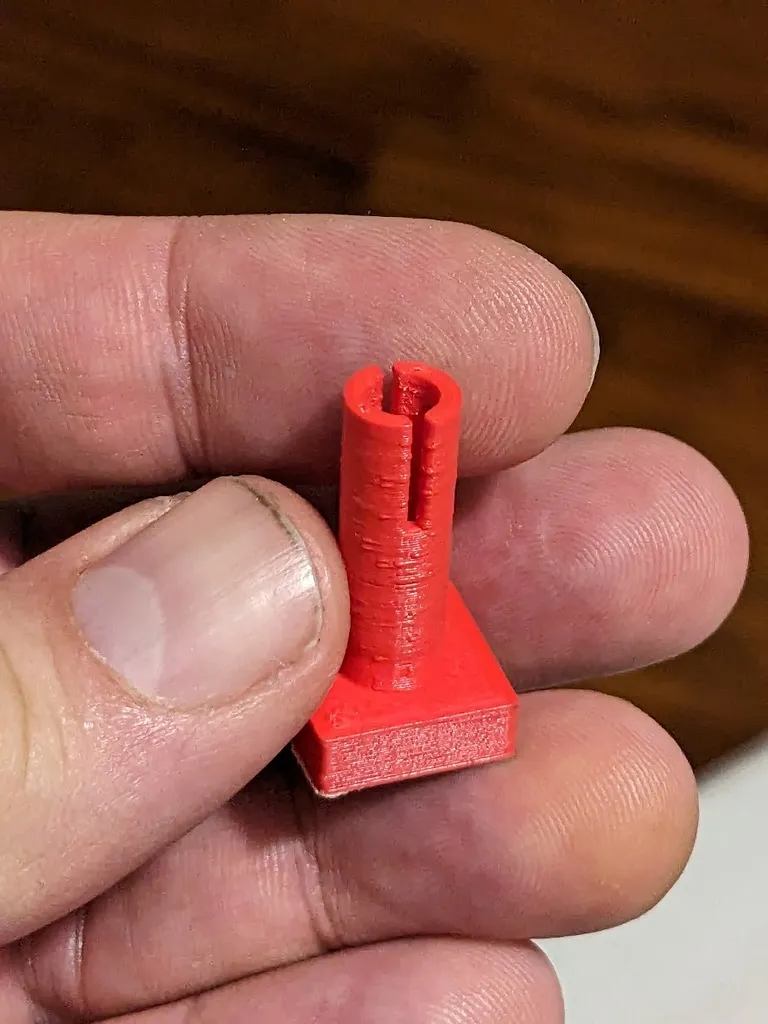 Đồ gá dán hình tròn vuông trên đũa