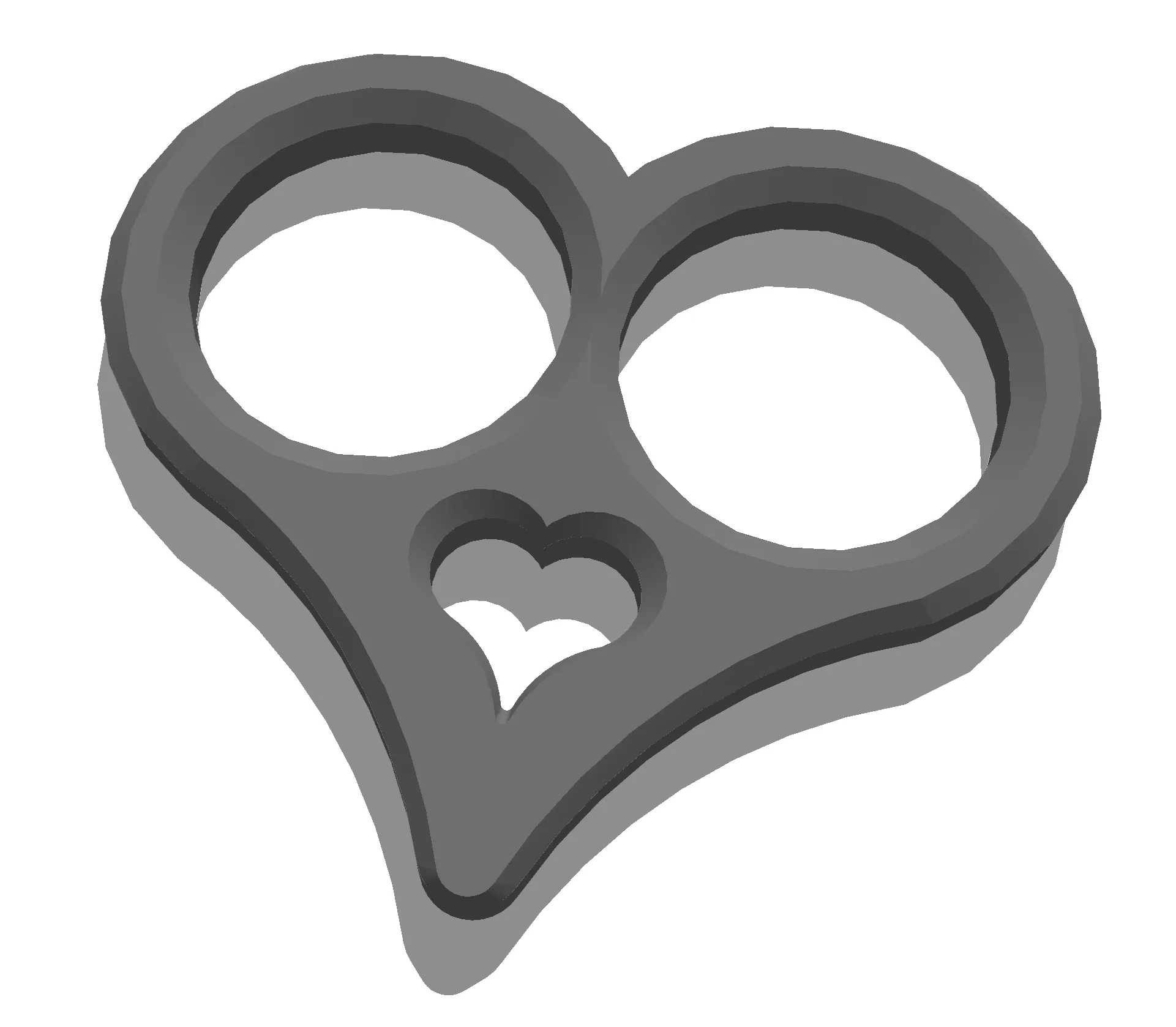 Thiết bị tự vệ hình trái tim tiện lợi cho chìa khóa