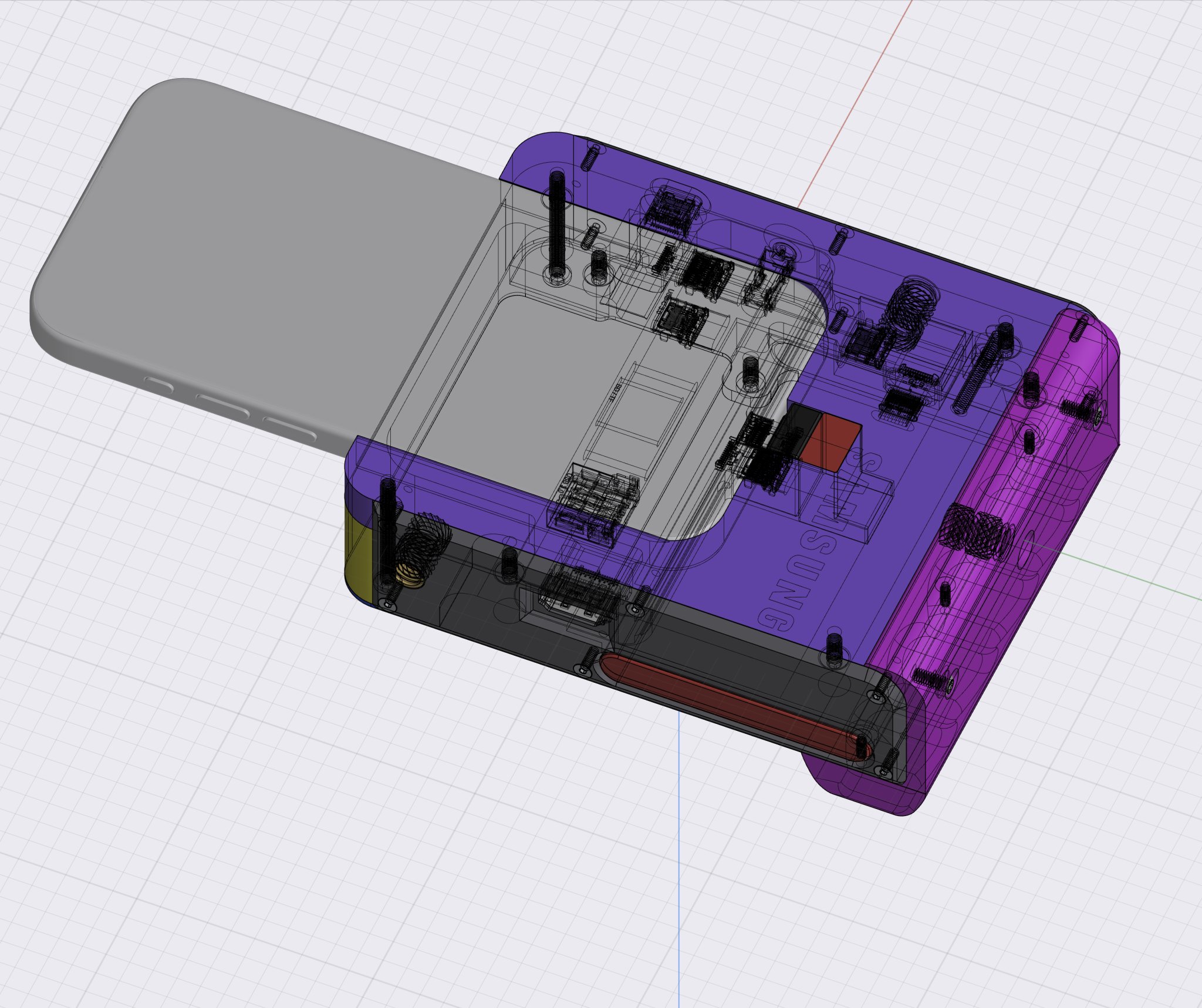 Vỏ bảo vệ iPhone 15 Pro tích hợp USB-C Hub và tay cầm