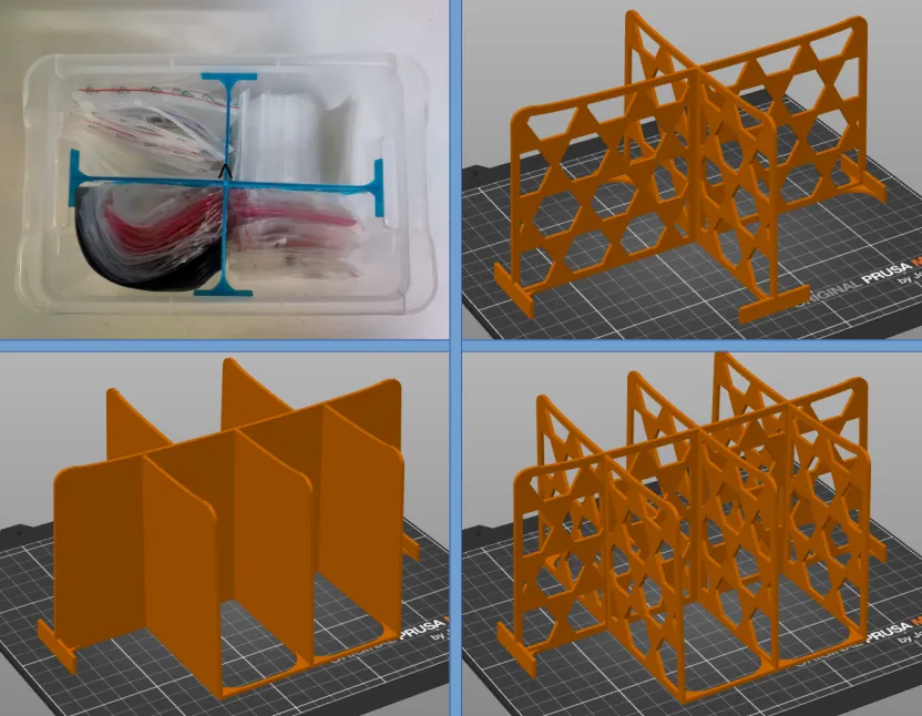 Các ngăn chia cho hộp trong Regalux 4L tại Bauhaus